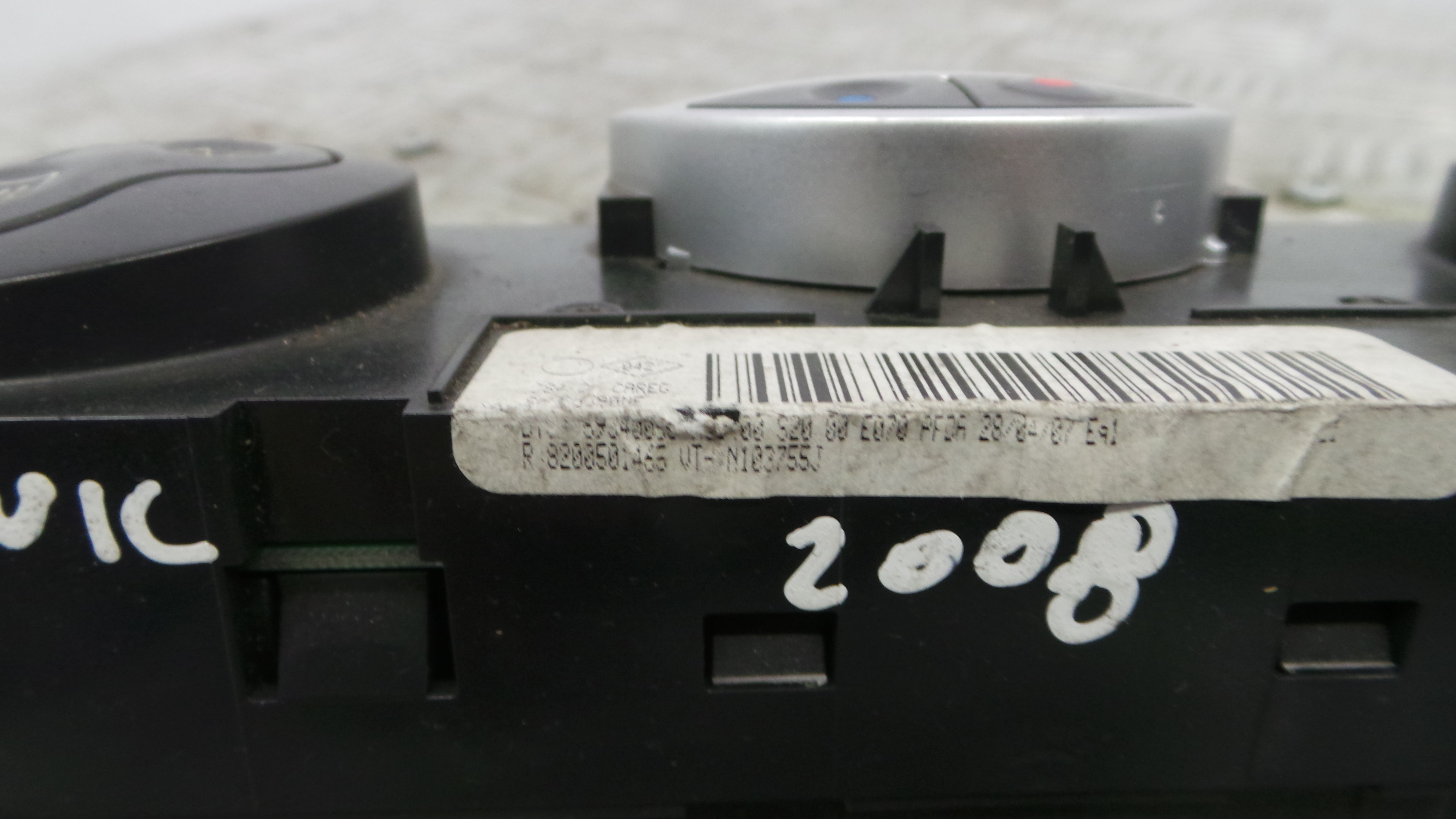 Comando da Sofagem / Climatronic 8200501465 - RENAULT SCÉNIC III (JZ0/1_)-36928619