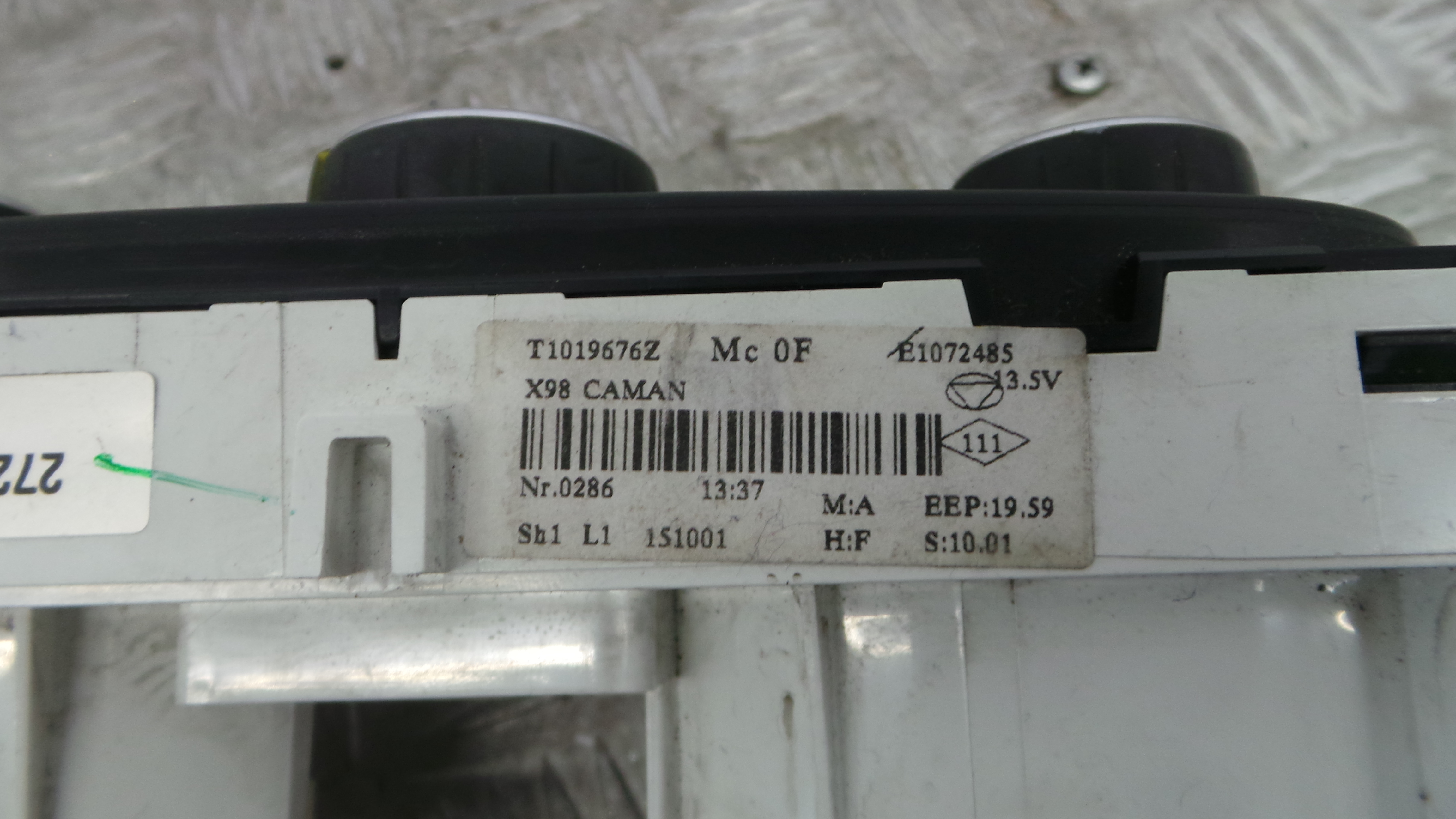 Comando da Sofagem / Climatronic 272705324R - RENAULT CLIO IV (BH_)-36928625