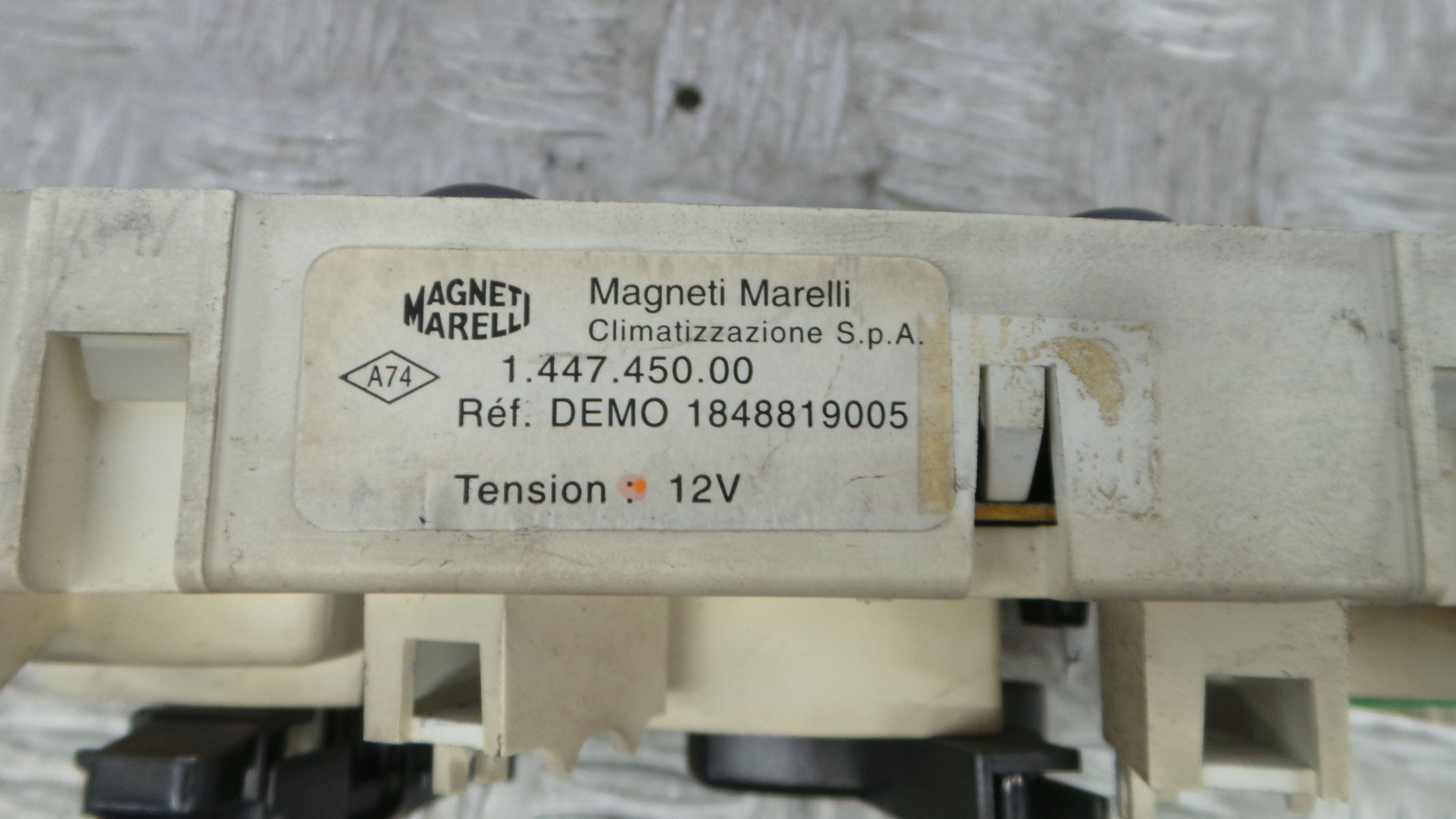 Comando da Sofagem / Climatronic 1848819005 - RENAULT CLIO II (BB_, CB_), CLIO Mk II (BB_, CB_)-36928796