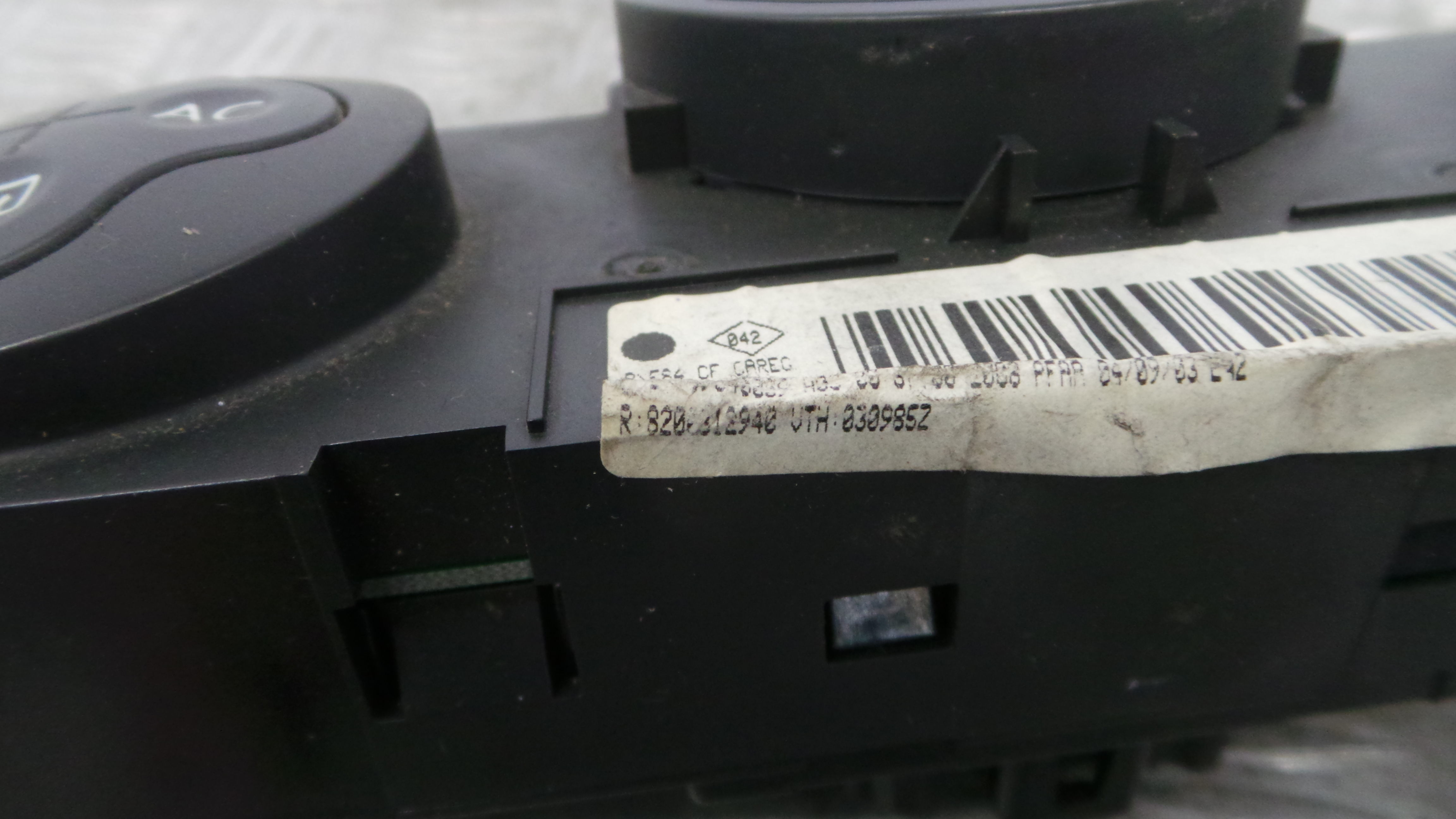 Comando da Sofagem / Climatronic 8200312940 - RENAULT MEGANE II (BM0/1_, CM0/1_)-36928804