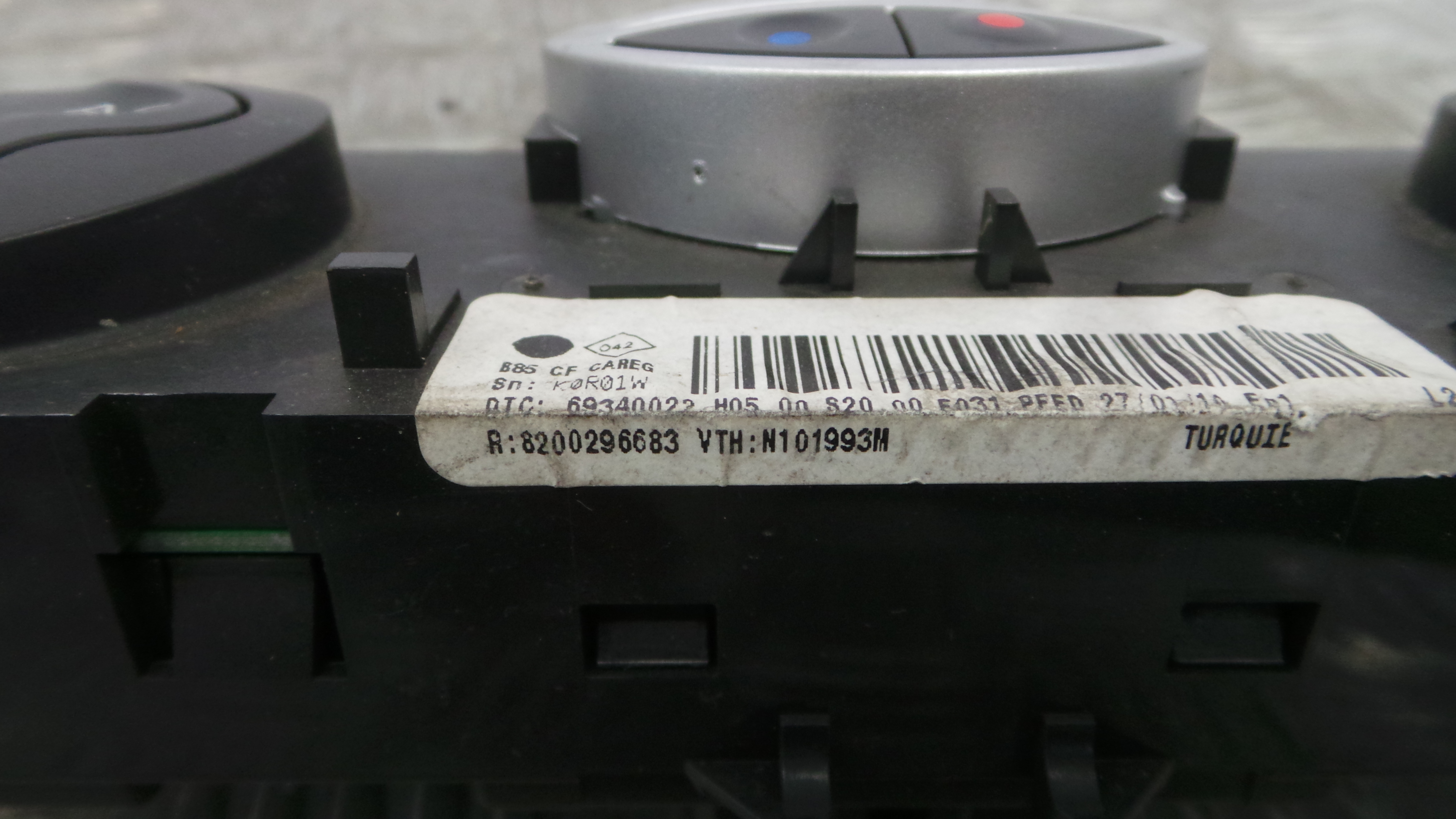 Comando da Sofagem / Climatronic 8200296683 - RENAULT CLIO III (BR0/1, CR0/1)-36928819