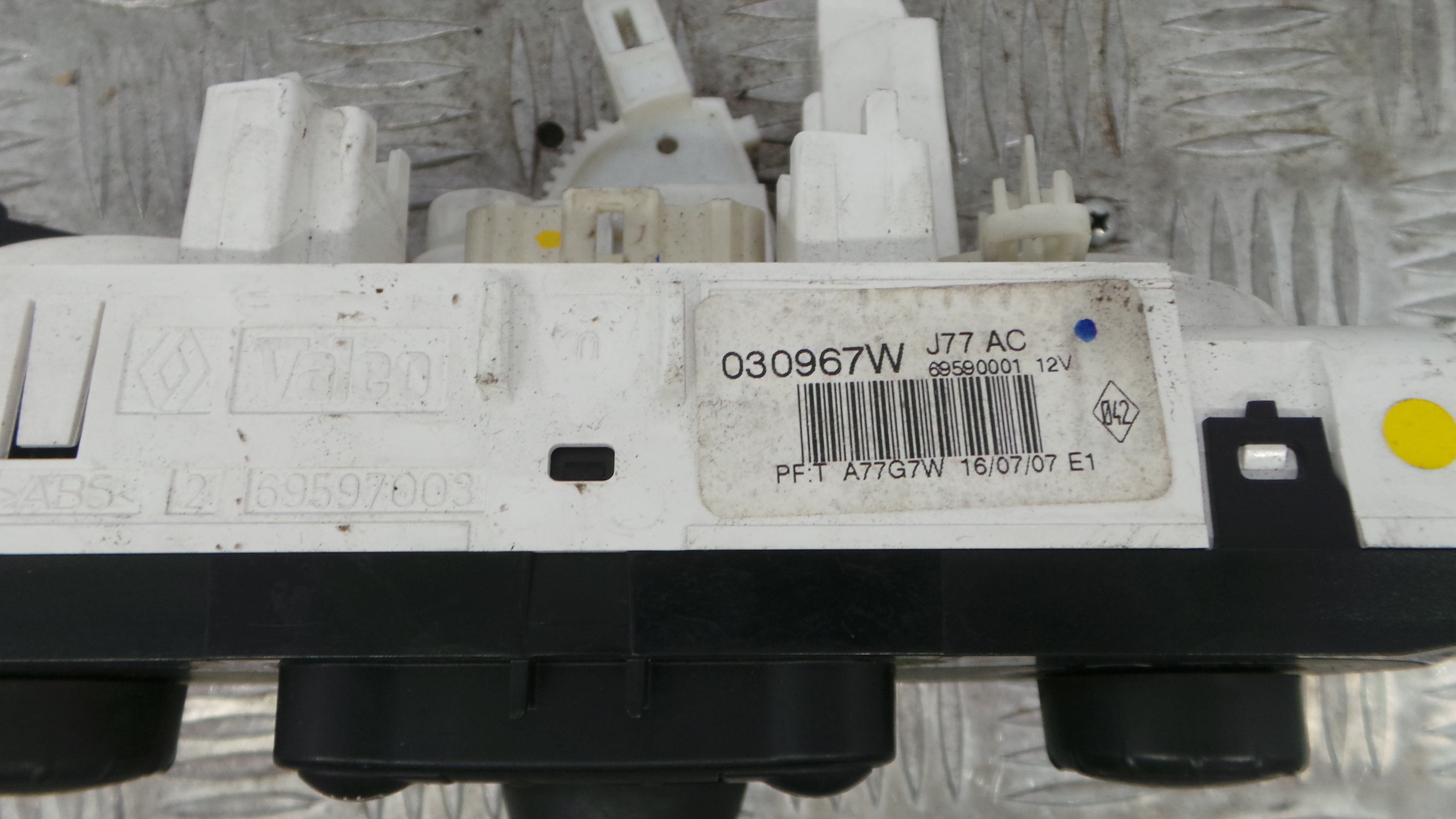 Comando da Sofagem / Climatronic 030967W - RENAULT CLIO III (BR0/1, CR0/1)-36928863