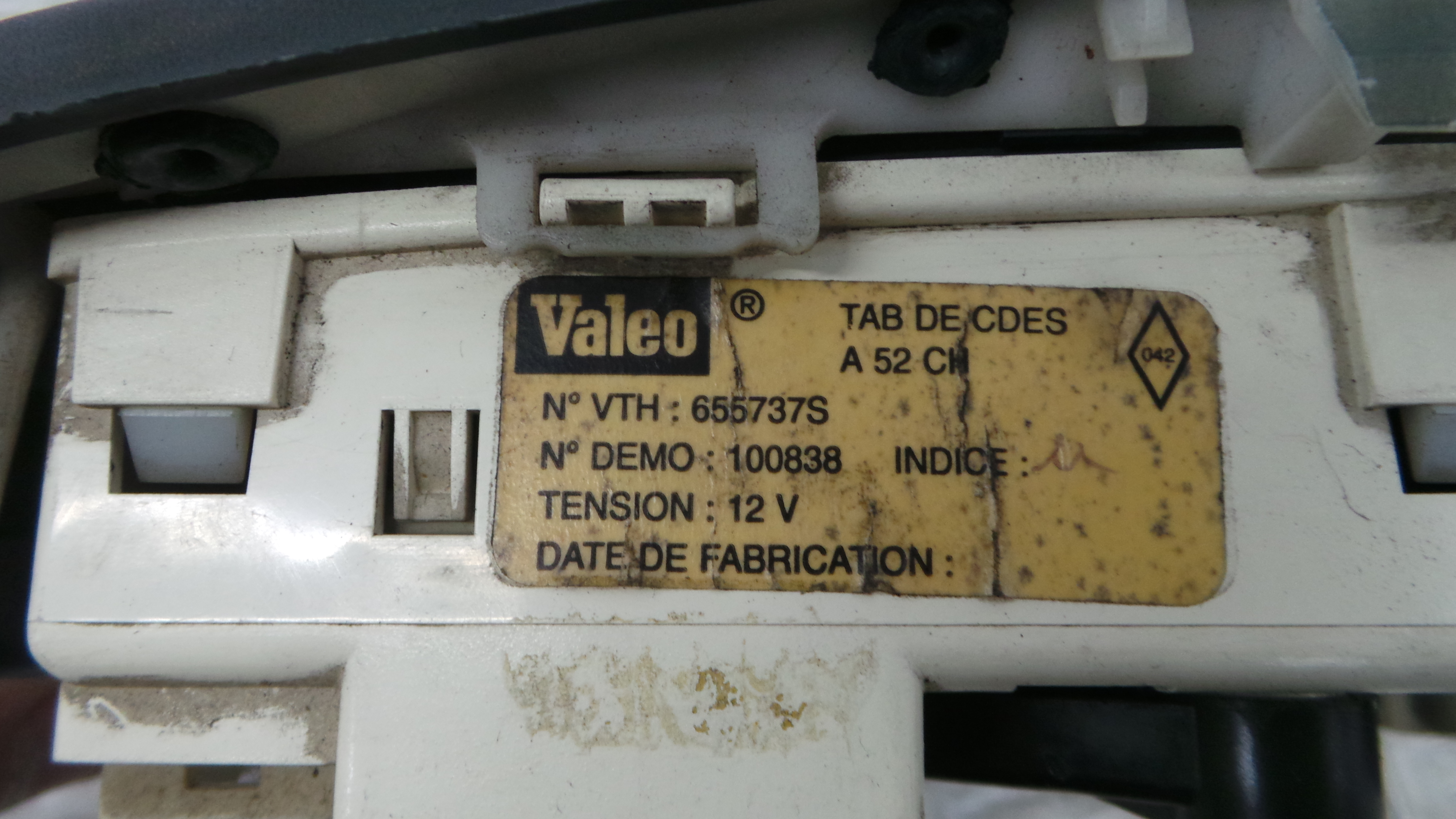 Comando da Sofagem / Climatronic 655737S - RENAULT MEGANE I (BA0/1_)-36928866