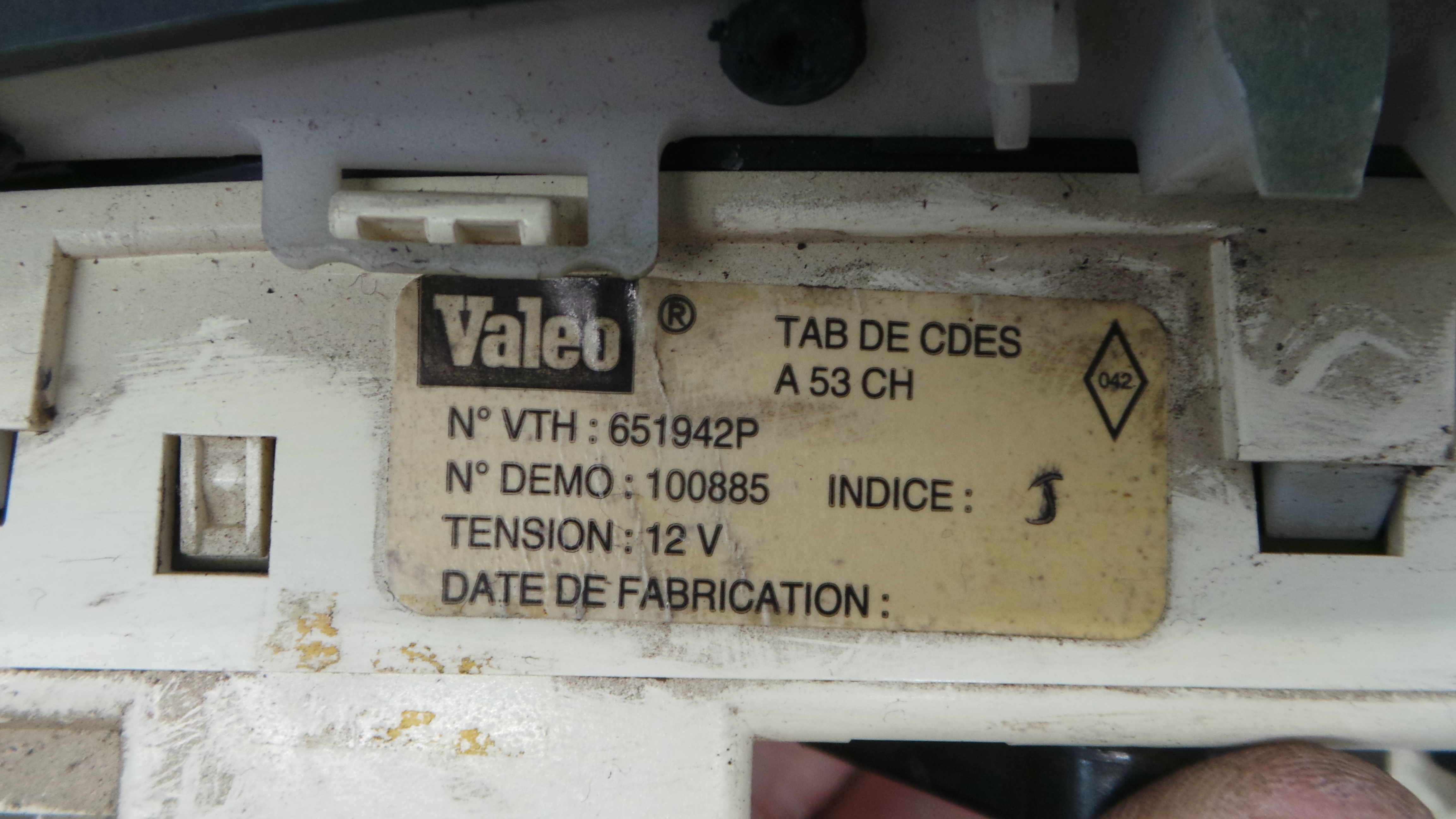 Comando da Sofagem / Climatronic 651942P - RENAULT MEGANE Scénic (JA0/1_)-36928881