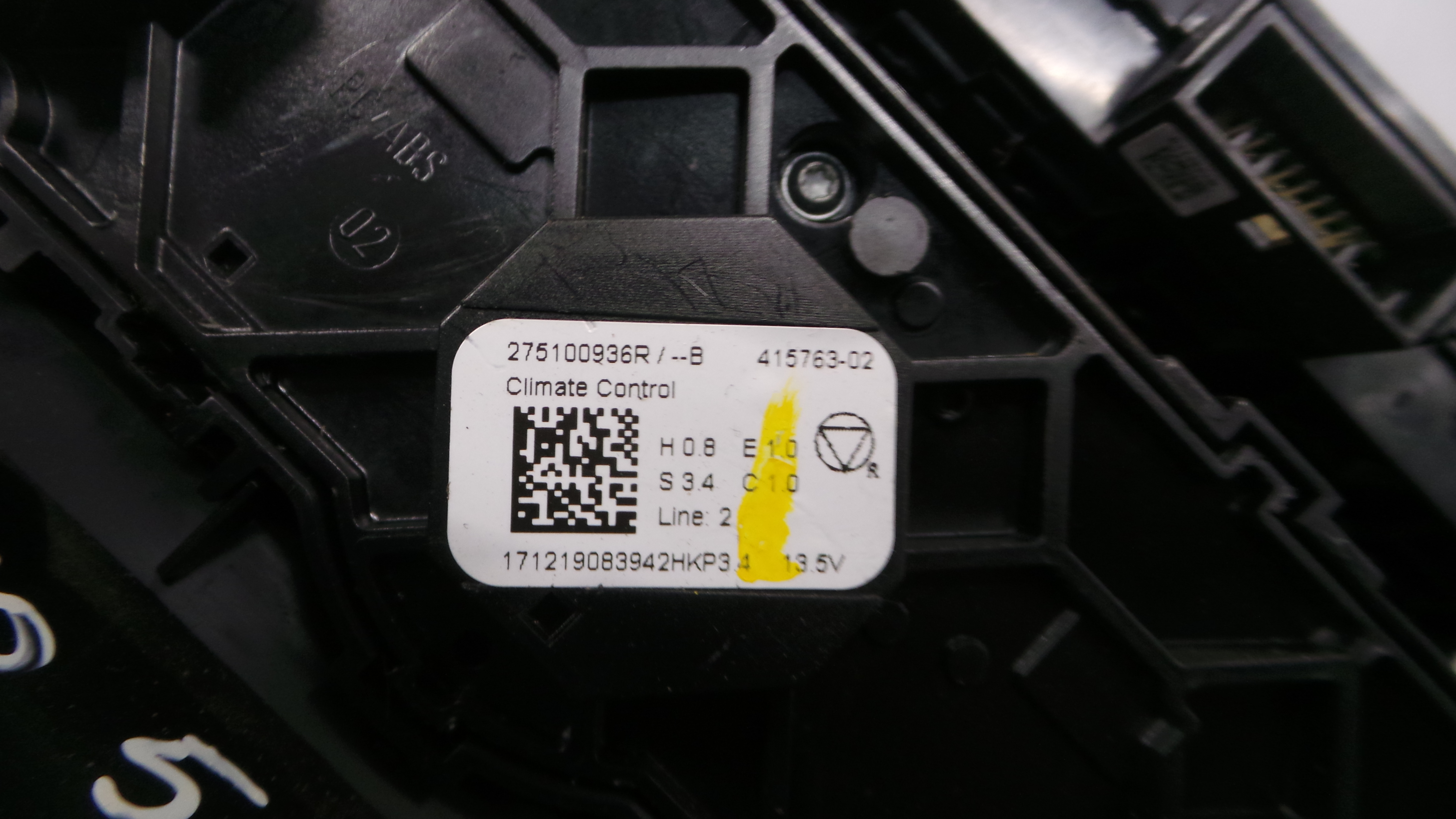 Comando da Sofagem / Climatronic 275100936R - RENAULT CLIO V (B7_)-36928892