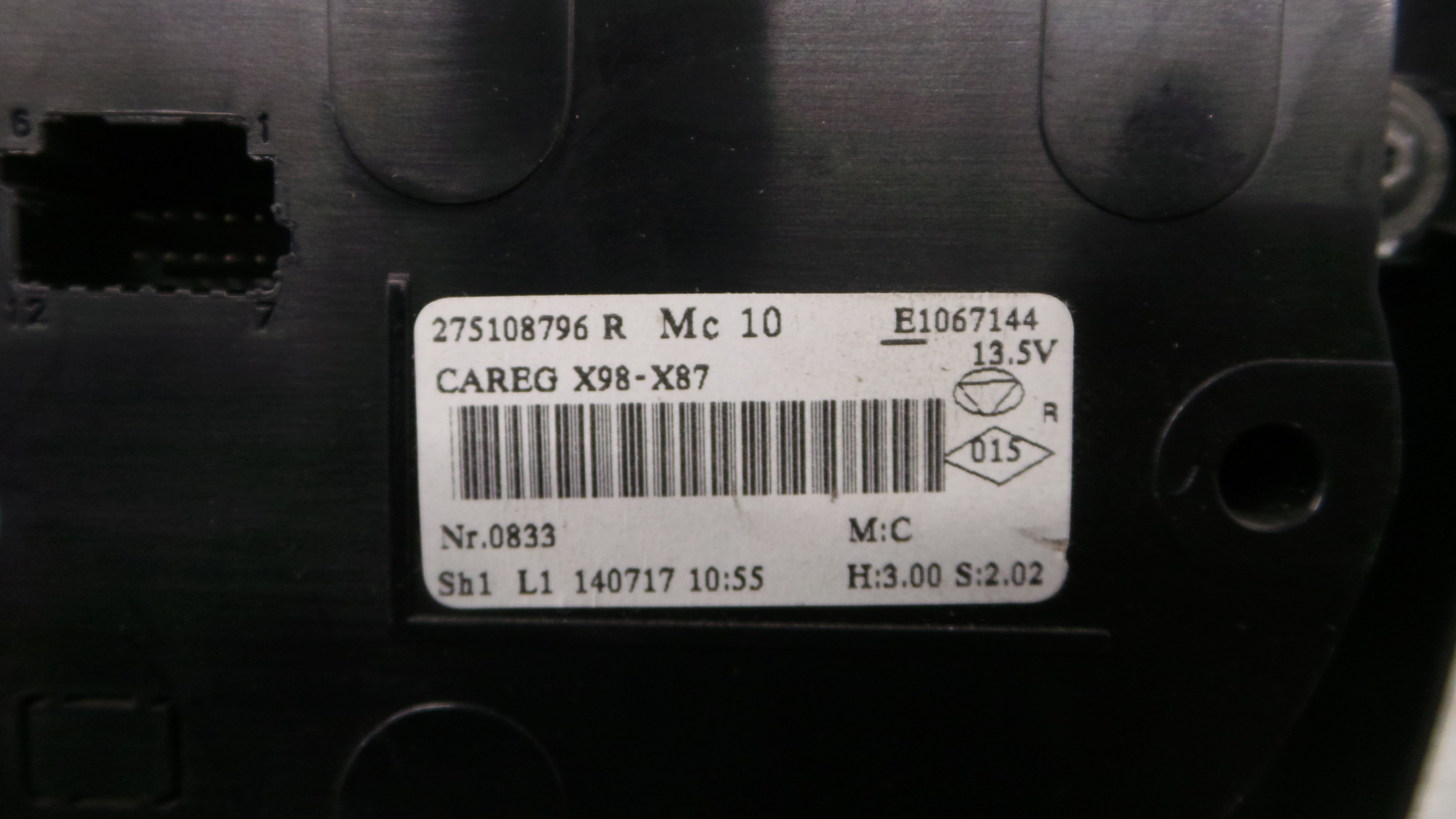 Comando da Sofagem / Climatronic 275108796R - RENAULT CLIO IV (BH_)-36928900