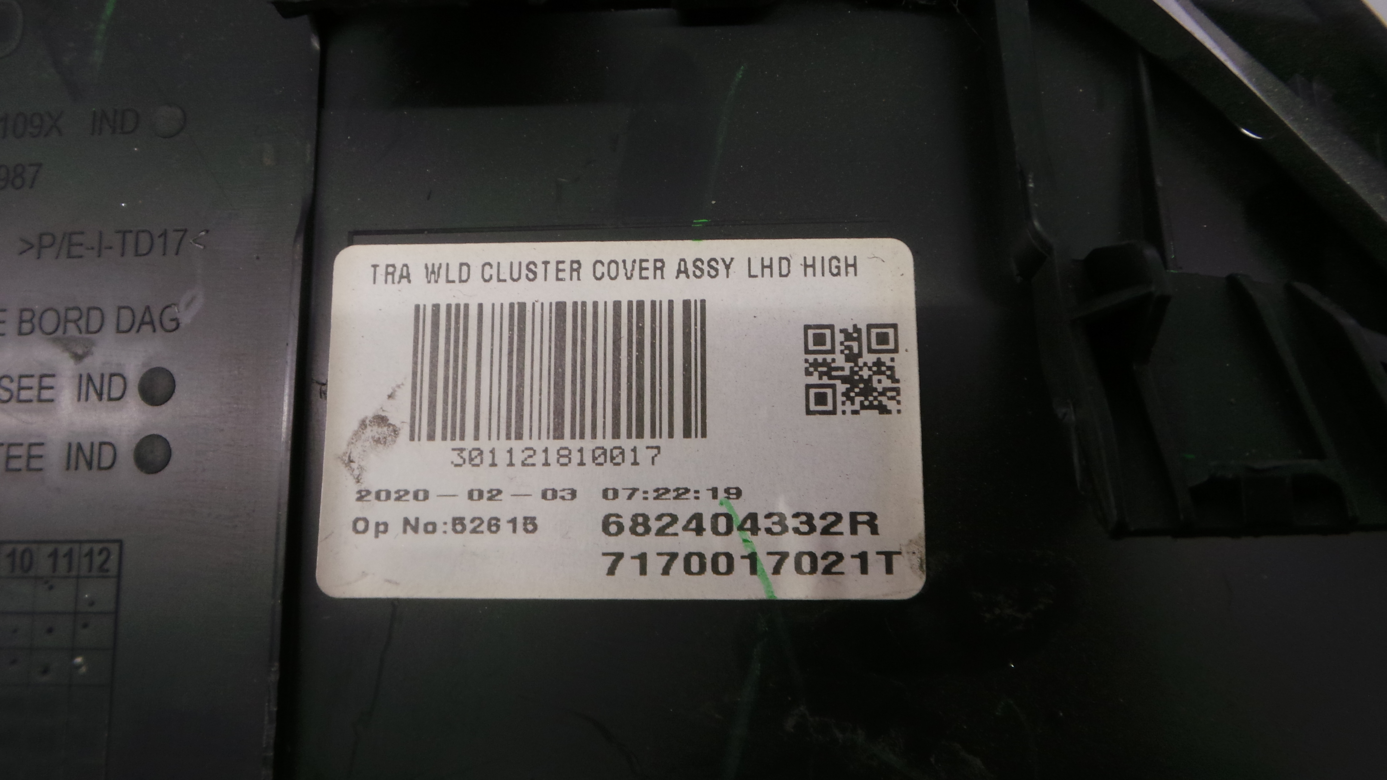 Aro de Quadrante 682404332R - RENAULT CLIO V (B7_)-36929530