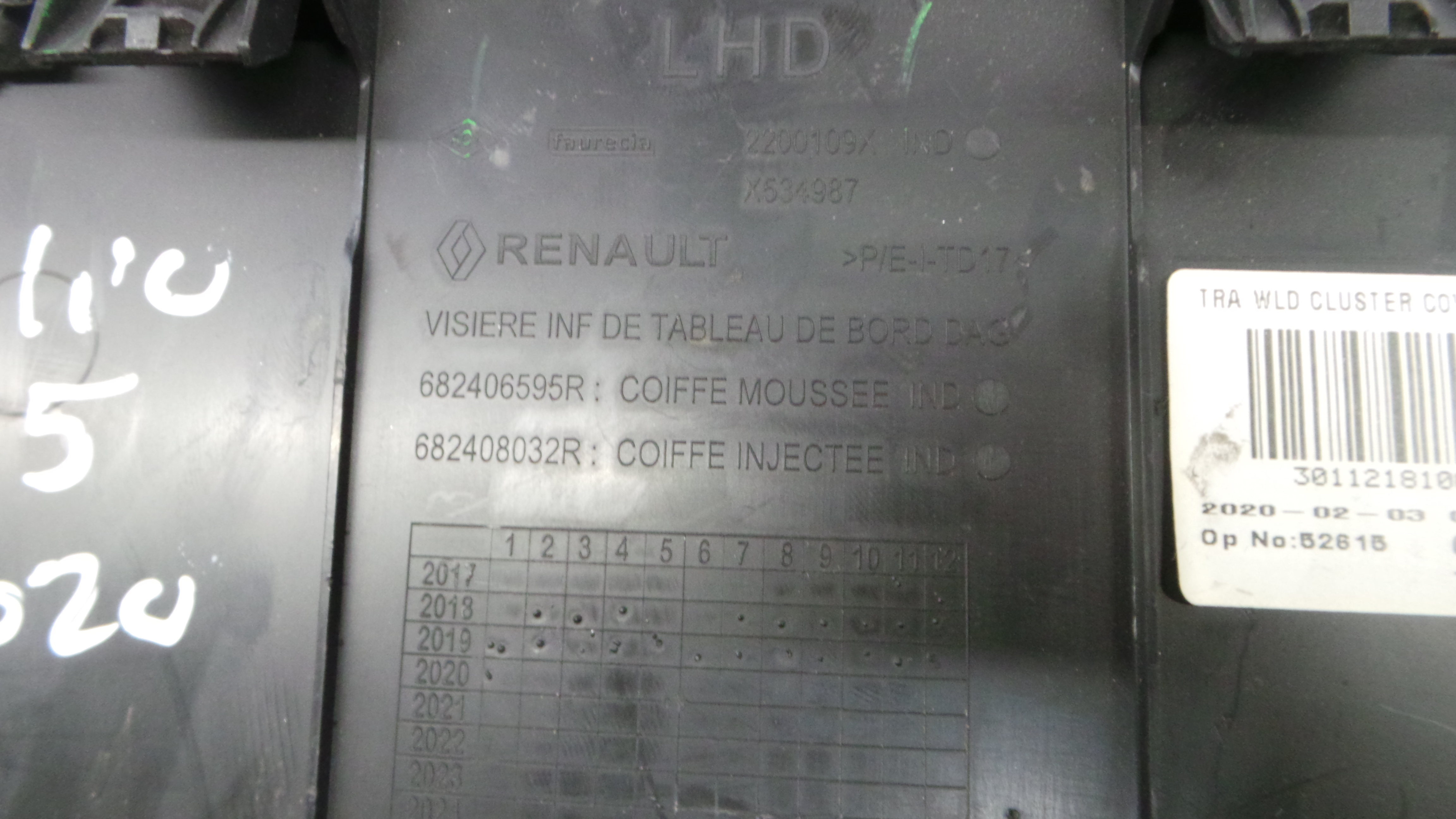 Aro de Quadrante 682404332R - RENAULT CLIO V (B7_)-36929530