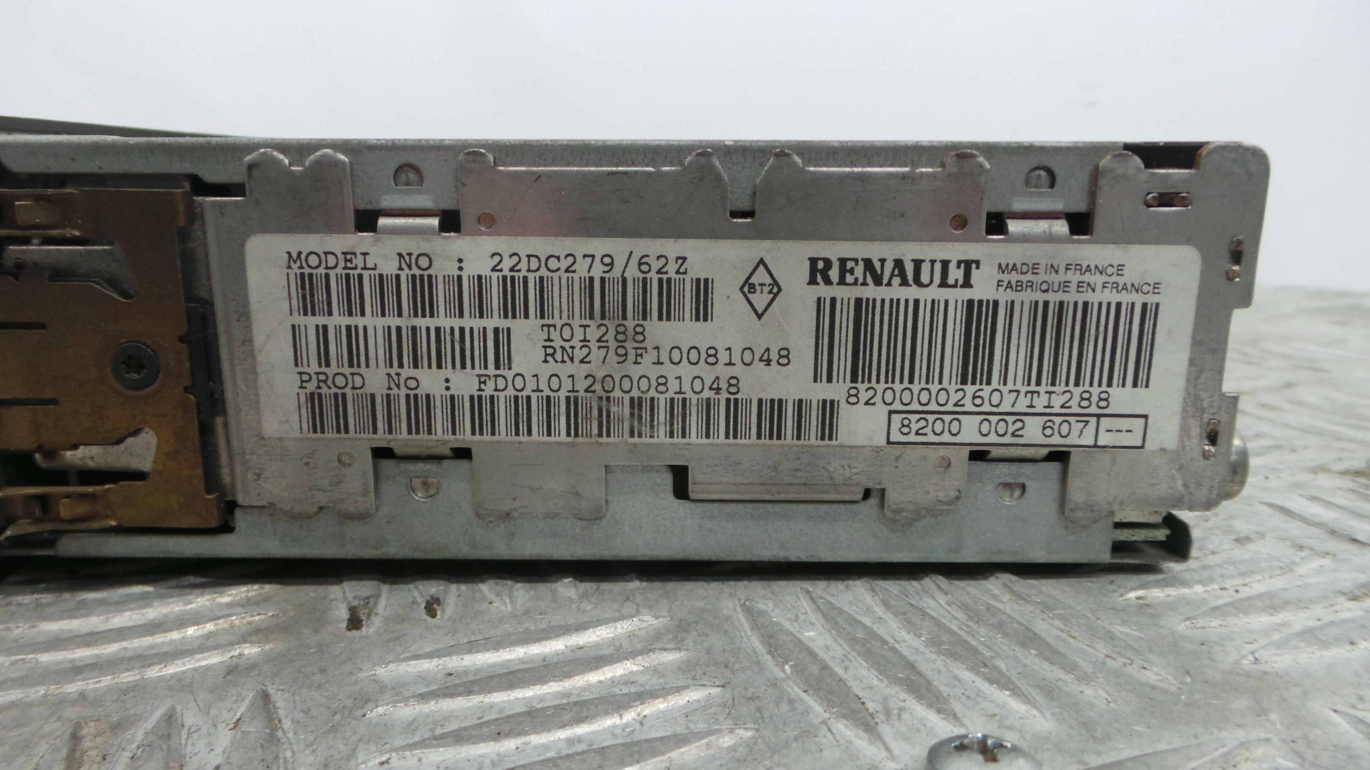 Auto-rádios 8200002607 - RENAULT LAGUNA II (BG0/1_)-37036902