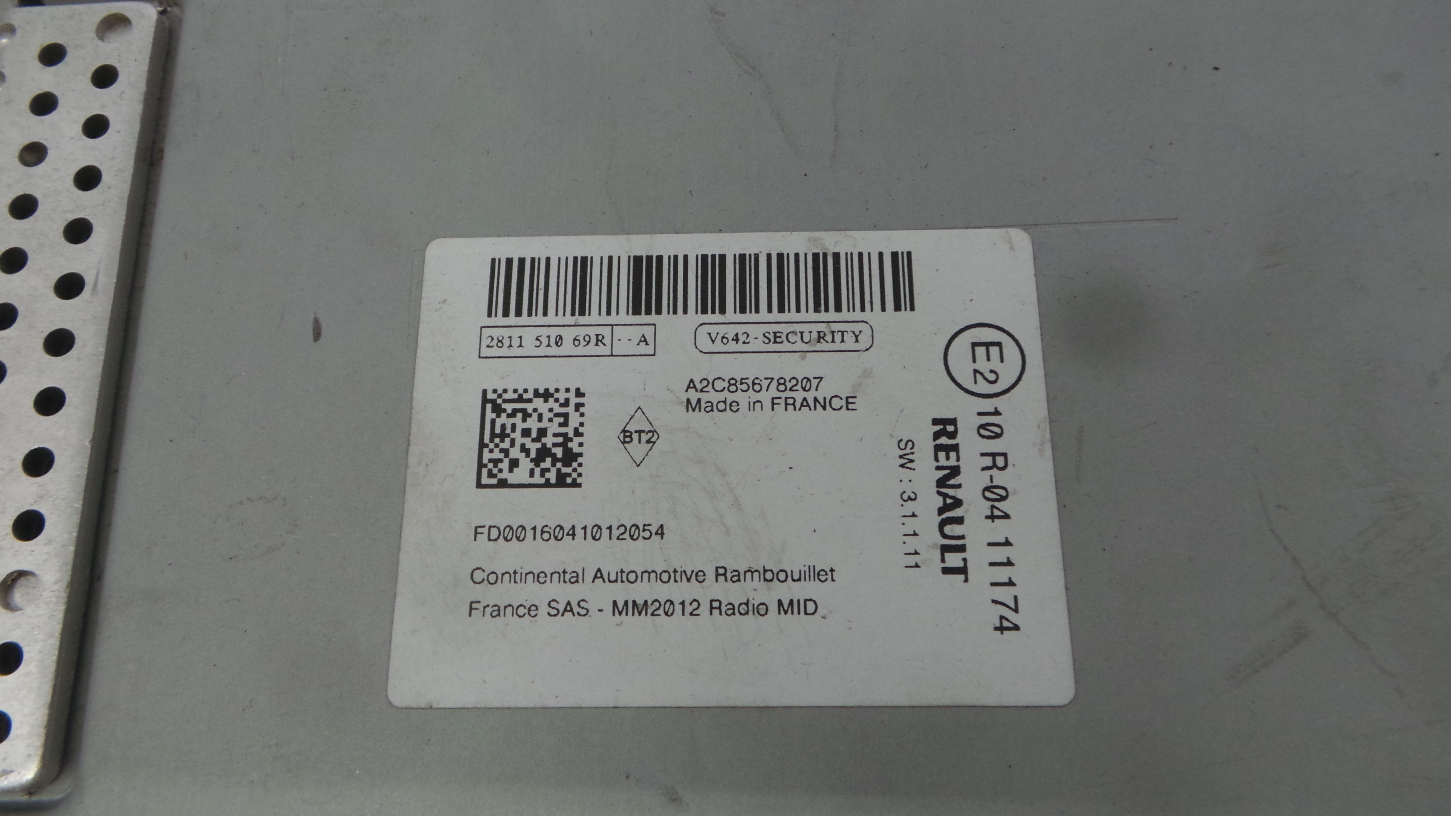 Auto-rádios 281151069RA - RENAULT TWINGO III (BCM_, BCA_)-37036945