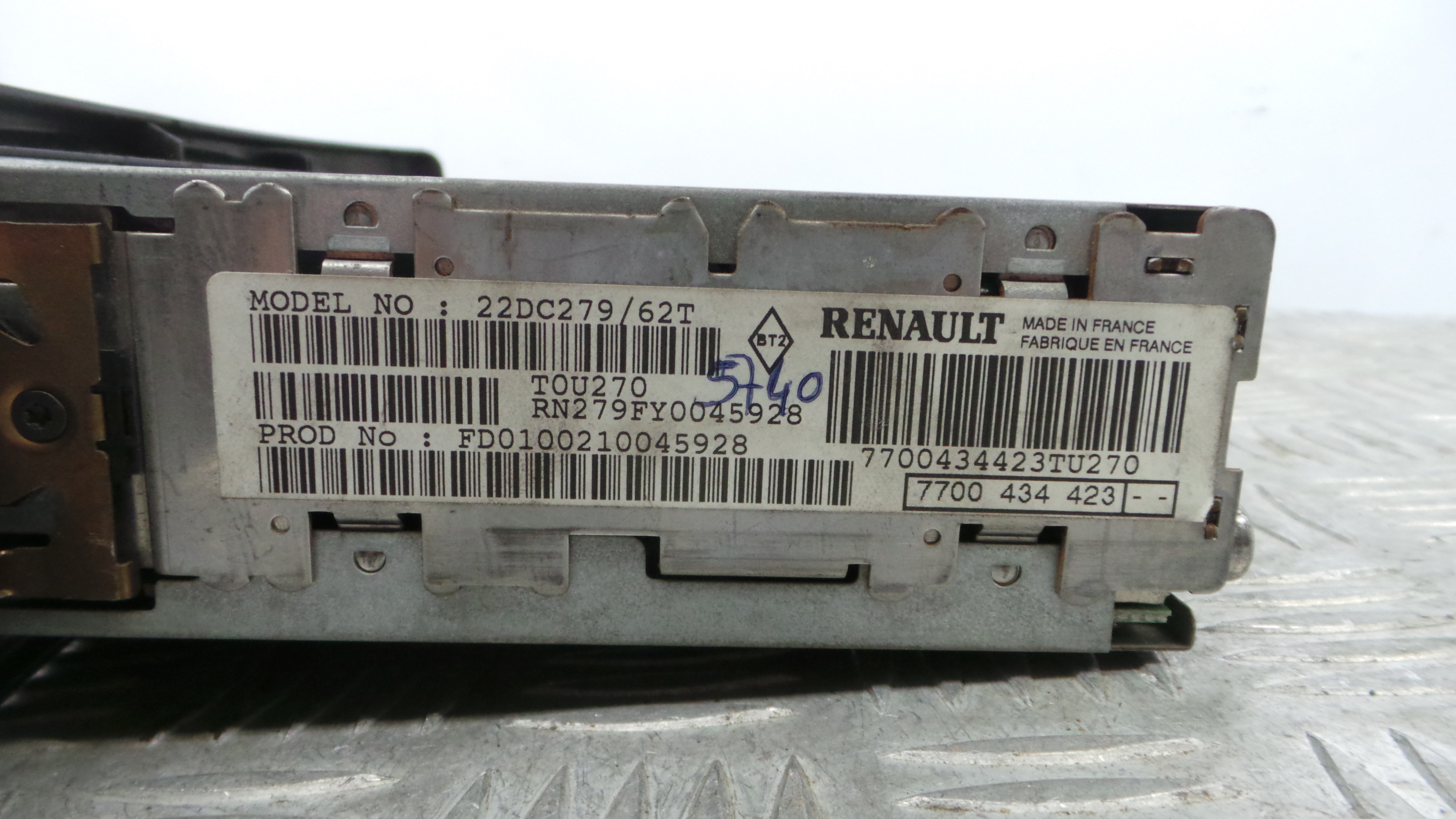 Auto-rádios 7700434423 - RENAULT MEGANE I (BA0/1_)-37036972