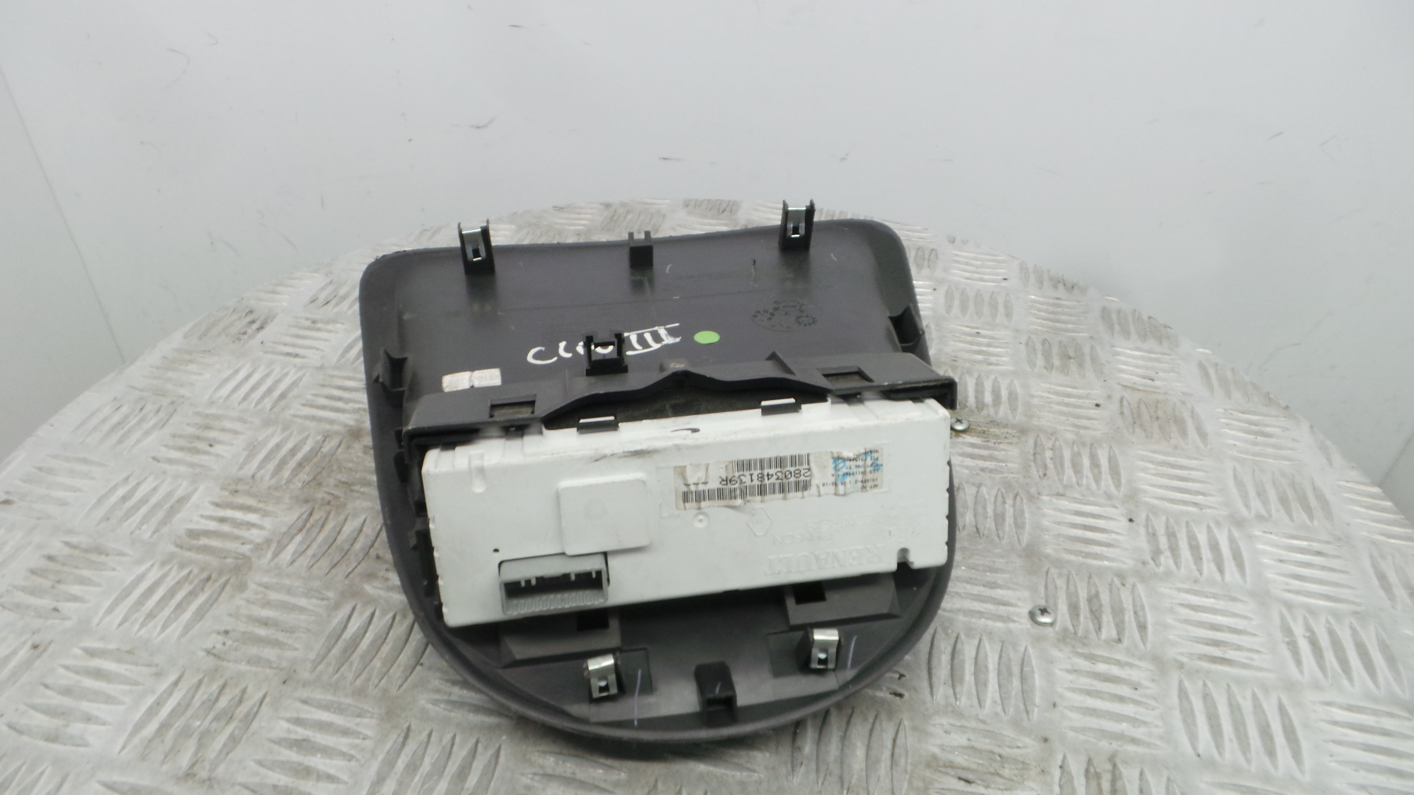 Display do Ar Condicionado / Rádio / GPS / DVD 280348139R - RENAULT CLIO III (BR0/1, CR0/1)-37037338