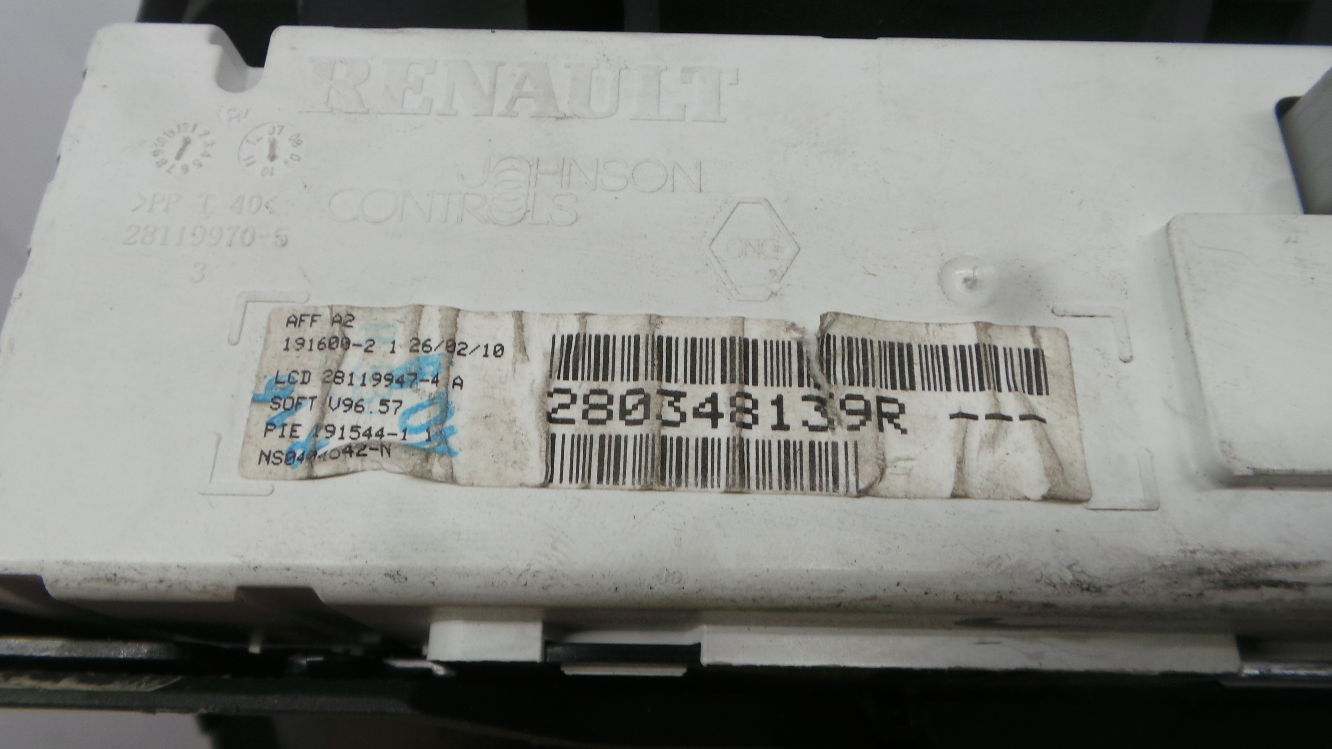 Display do Ar Condicionado / Rádio / GPS / DVD 280348139R - RENAULT CLIO III (BR0/1, CR0/1)-37037338