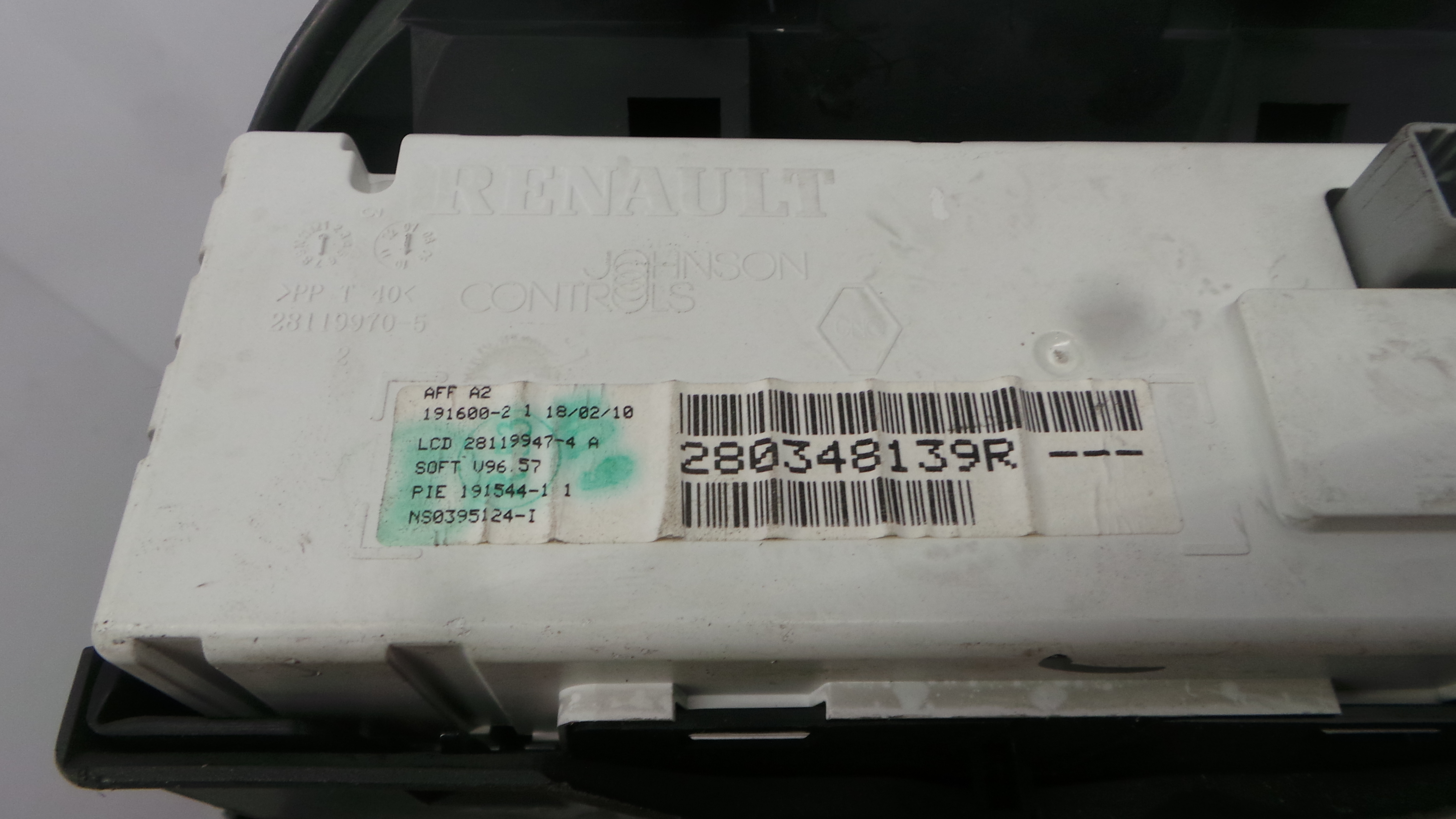 Display do Ar Condicionado / Rádio / GPS / DVD 280348139R - RENAULT CLIO III (BR0/1, CR0/1)-37037361