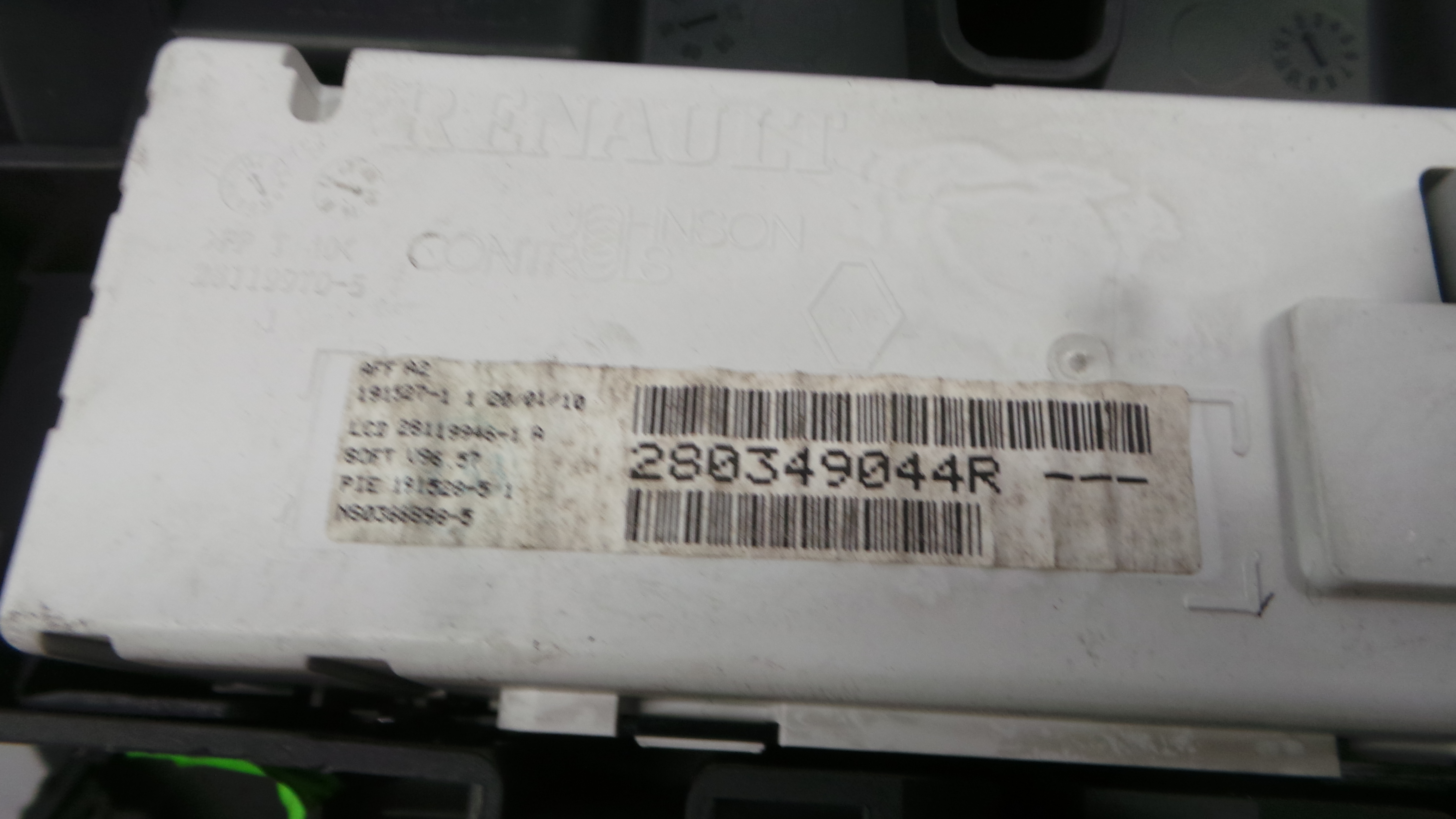 Display do Ar Condicionado / Rádio / GPS / DVD 280349044R - RENAULT MEGANE III Hatchback (BZ0/1_, B-37037365