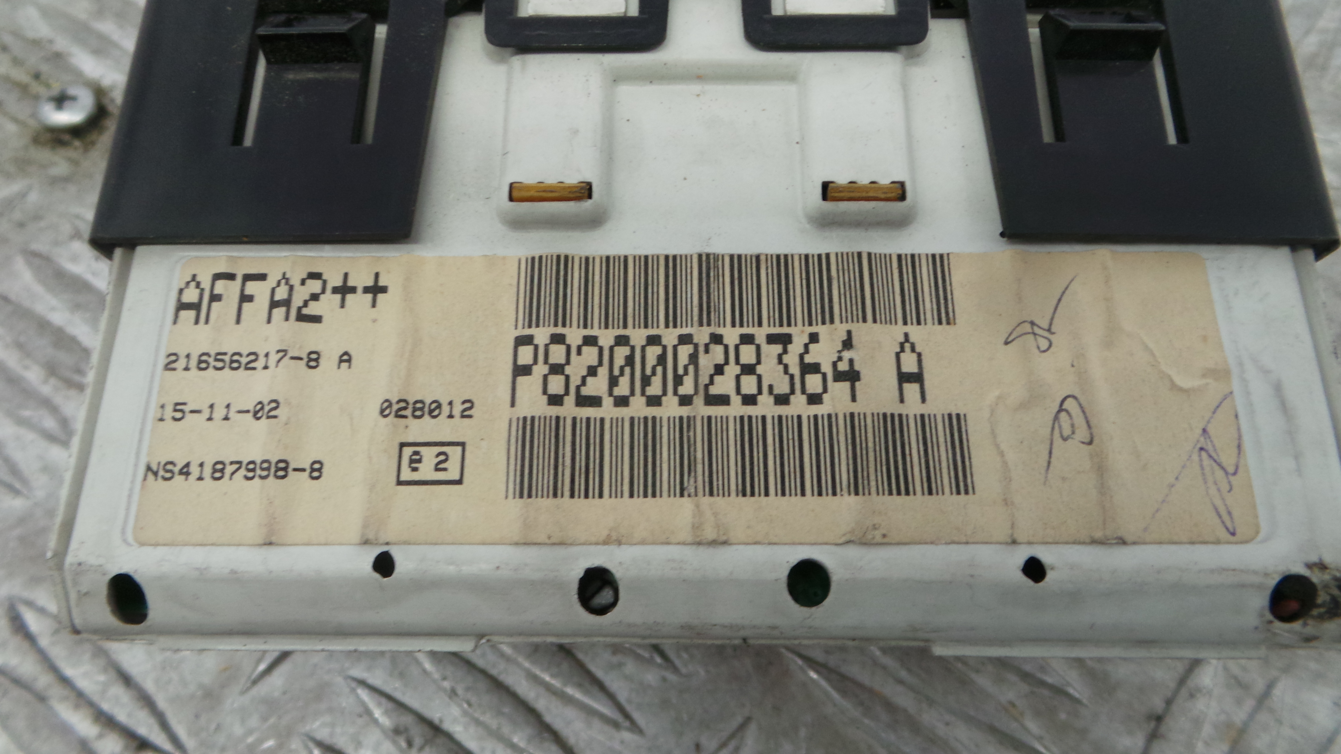 Display do Ar Condicionado / Rádio / GPS / DVD 8200028364A - RENAULT CLIO II (BB_, CB_), CLIO Mk II-37037412