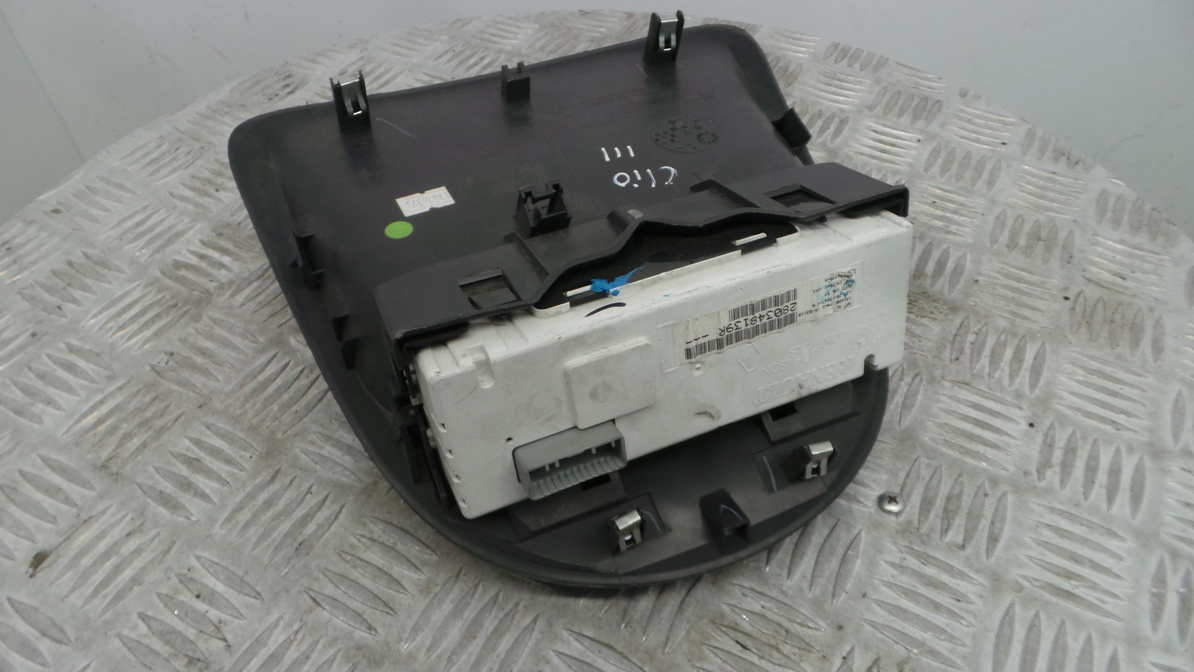 Display do Ar Condicionado / Rádio / GPS / DVD 280348139R - RENAULT LAGUNA II (BG0/1_)-37037538