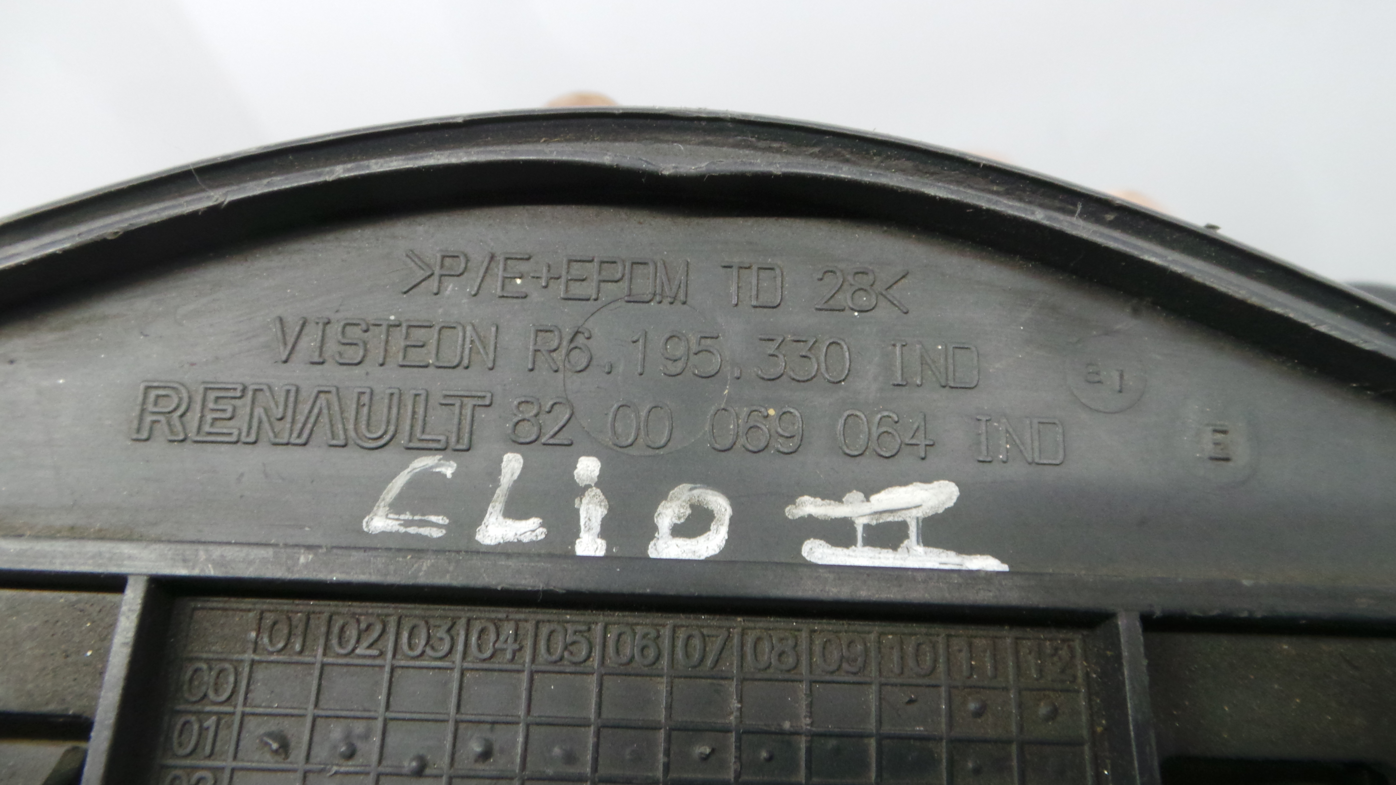 Display do Ar Condicionado / Rádio / GPS / DVD 8200028364A - RENAULT CLIO II (BB_, CB_), CLIO Mk II-37037542