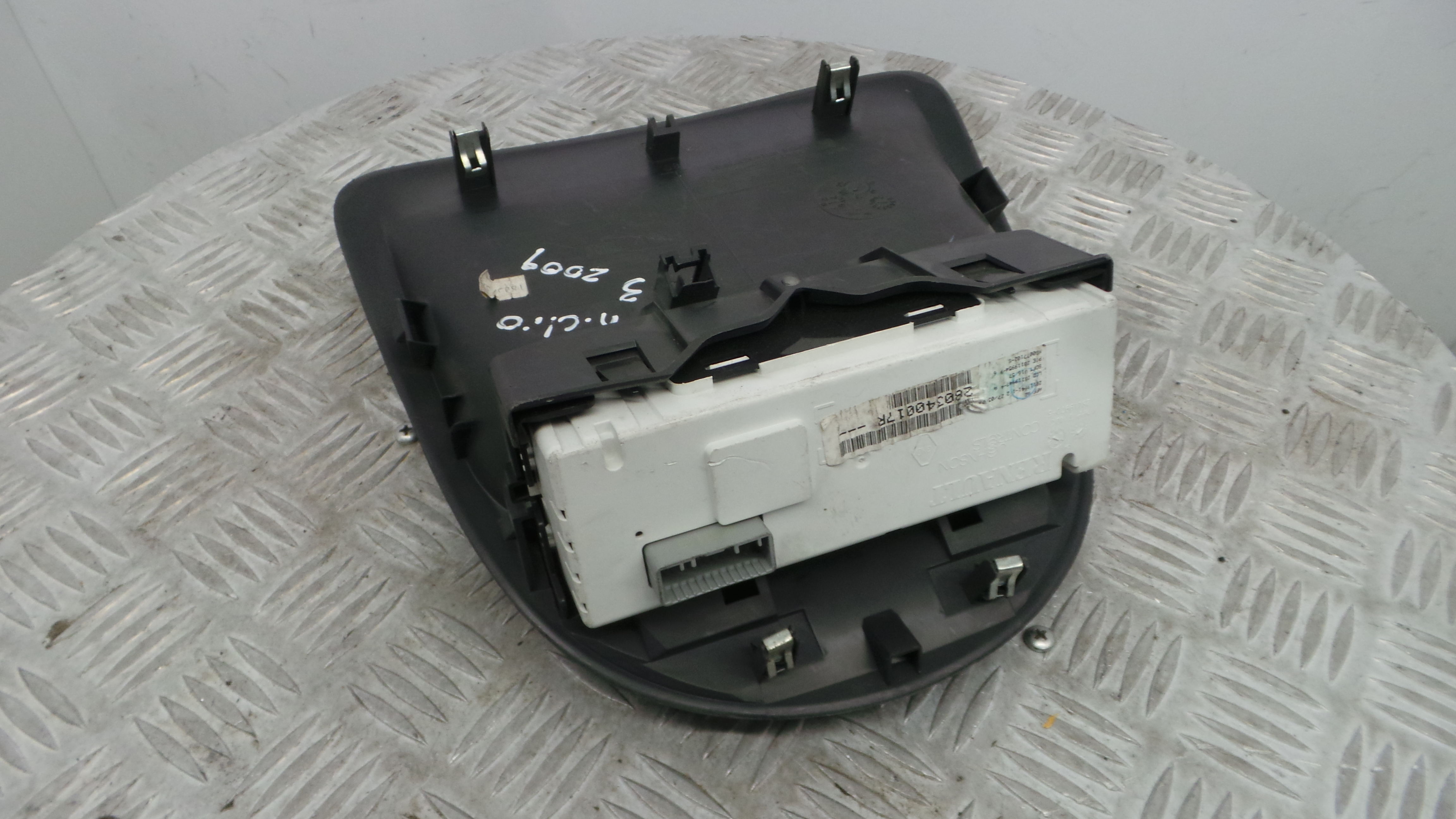 Display do Ar Condicionado / Rádio / GPS / DVD 280340017R - RENAULT CLIO III (BR0/1, CR0/1)-37037546