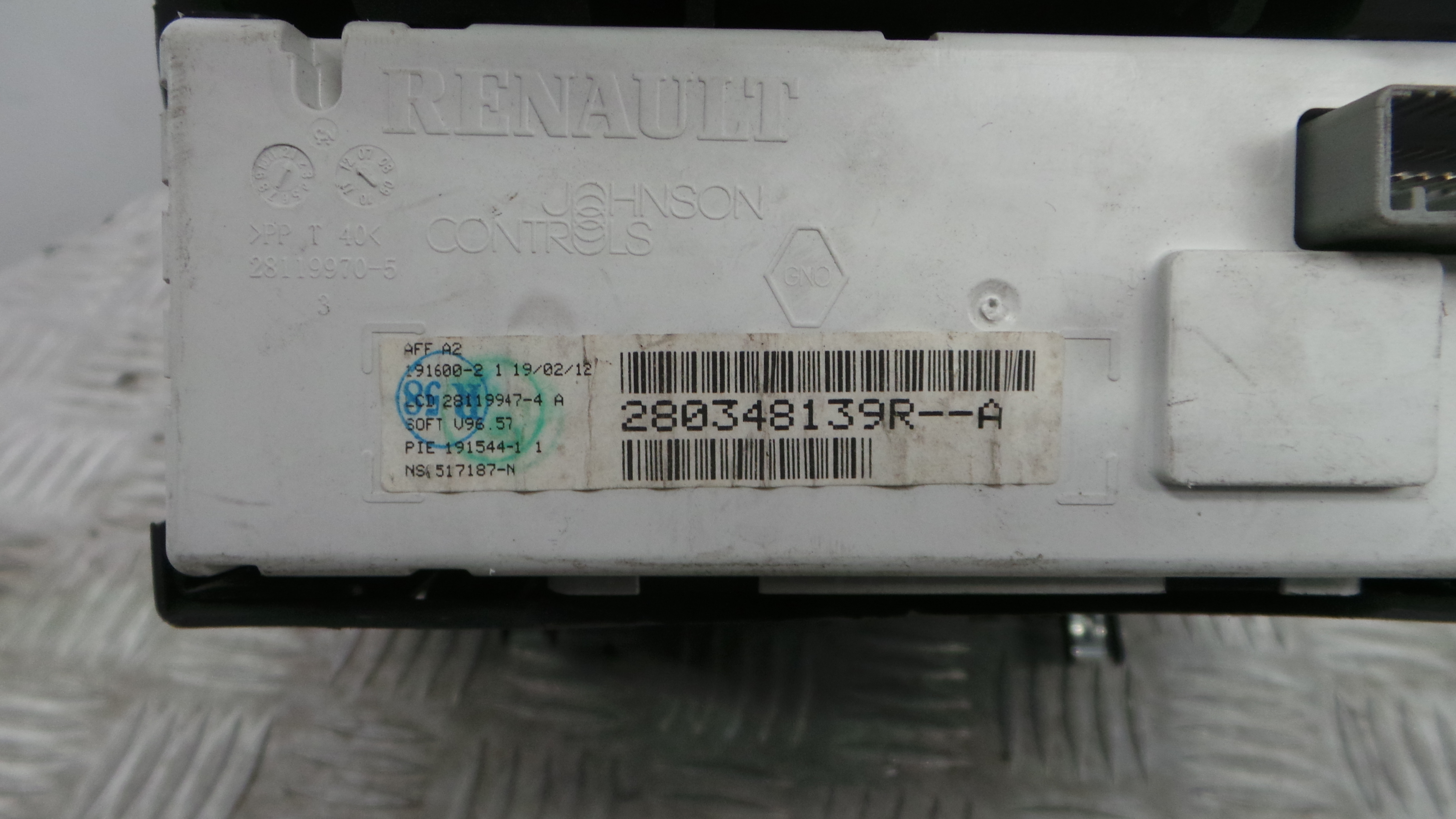 Display do Ar Condicionado / Rádio / GPS / DVD 280348139RA - RENAULT CLIO III (BR0/1, CR0/1)-37037583