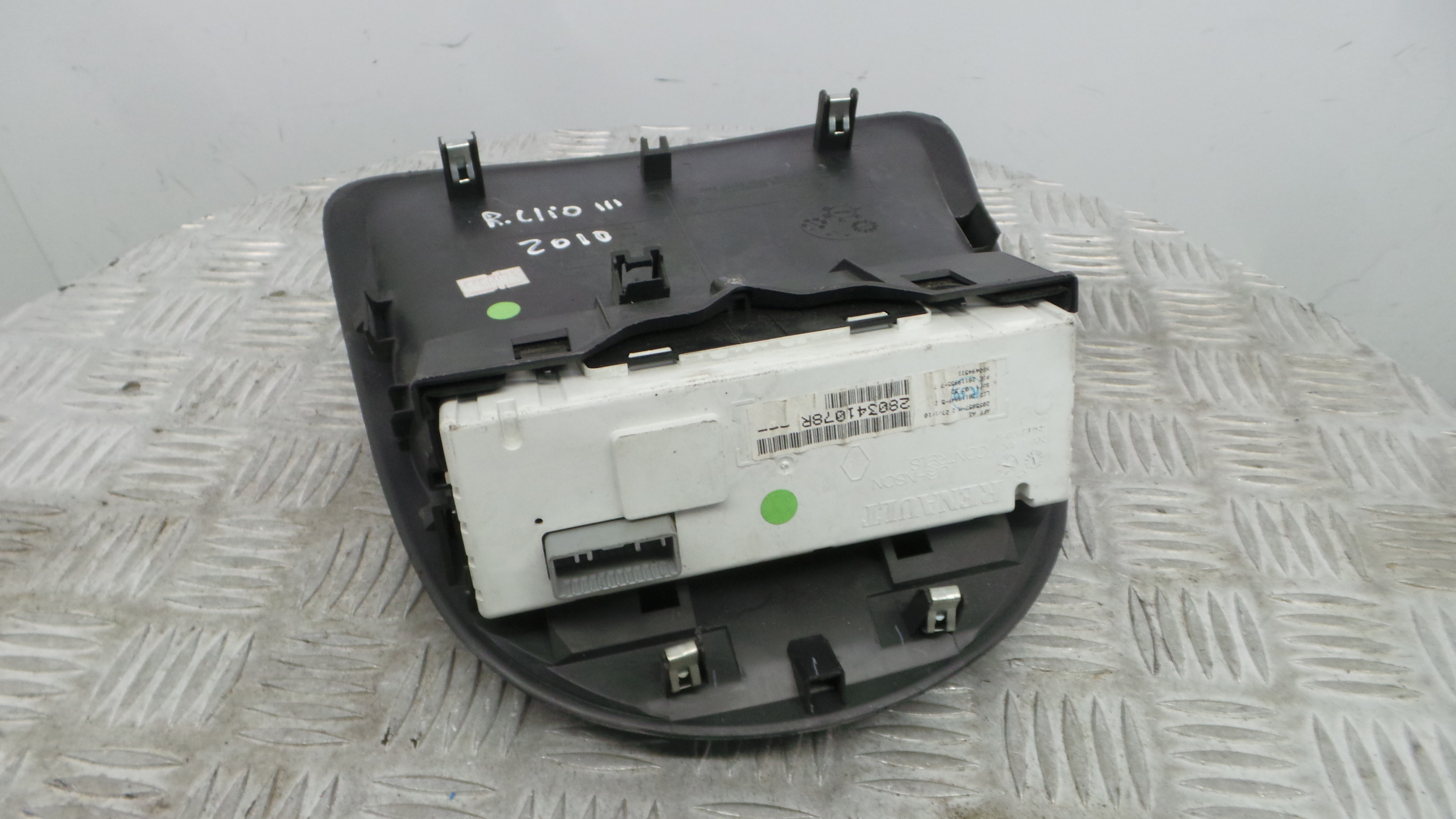 Display do Ar Condicionado / Rádio / GPS / DVD 280341078R - RENAULT CLIO III (BR0/1, CR0/1)-37037628