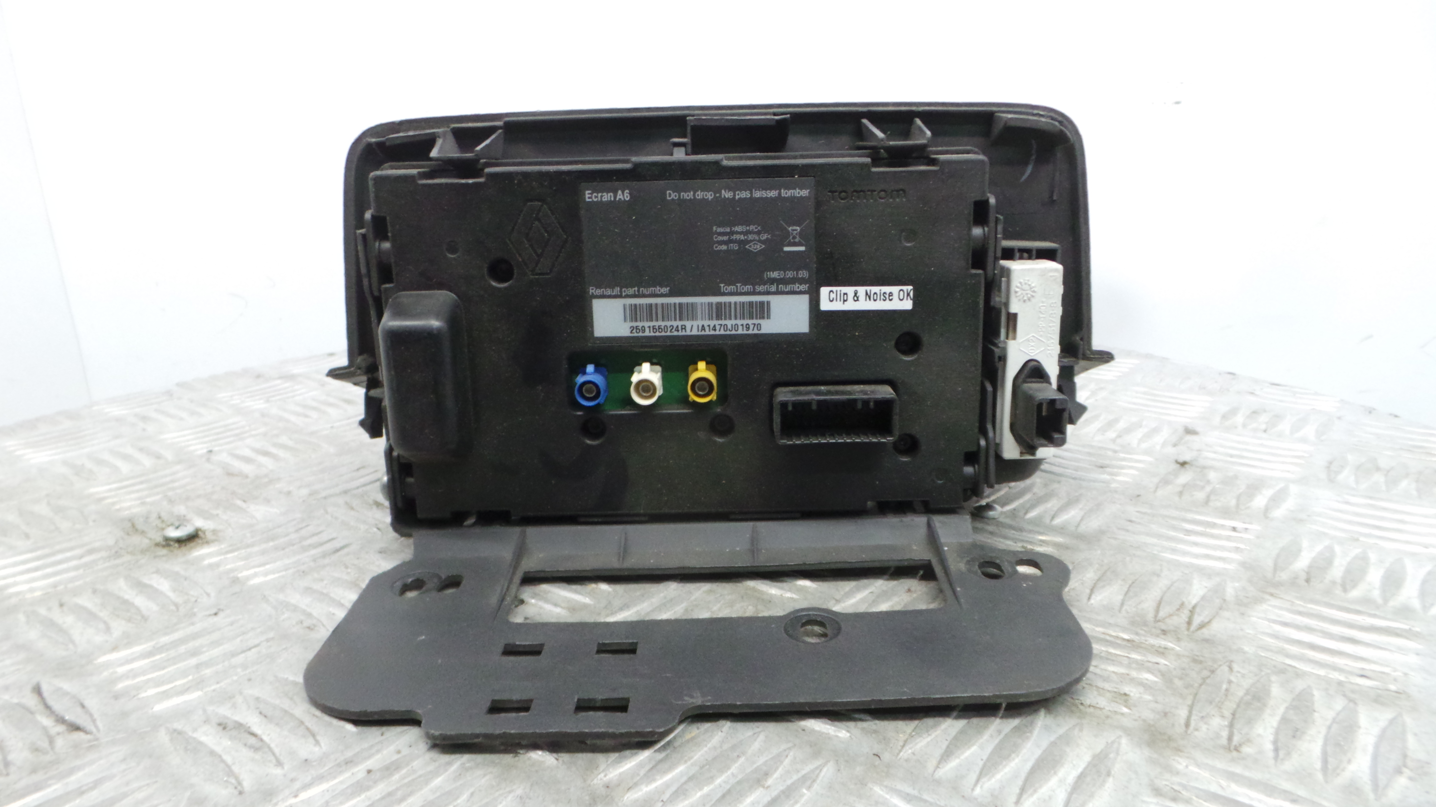Display do Ar Condicionado / Rádio / GPS / DVD 259155024R - RENAULT CLIO III (BR0/1, CR0/1)-37037645