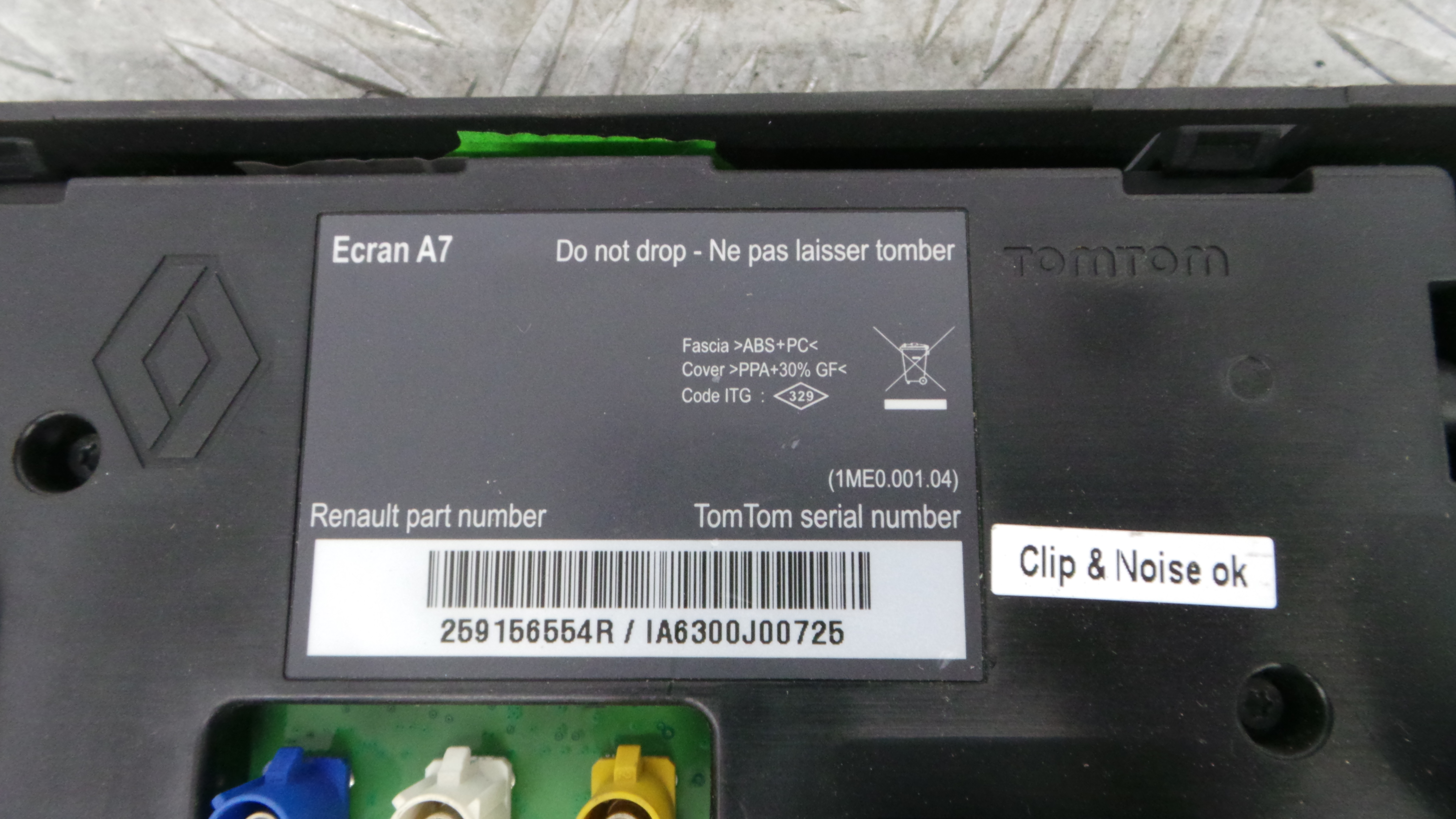 Display do Ar Condicionado / Rádio / GPS / DVD 259156554R - RENAULT MEGANE III Hatchback (BZ0/1_, B-37037806