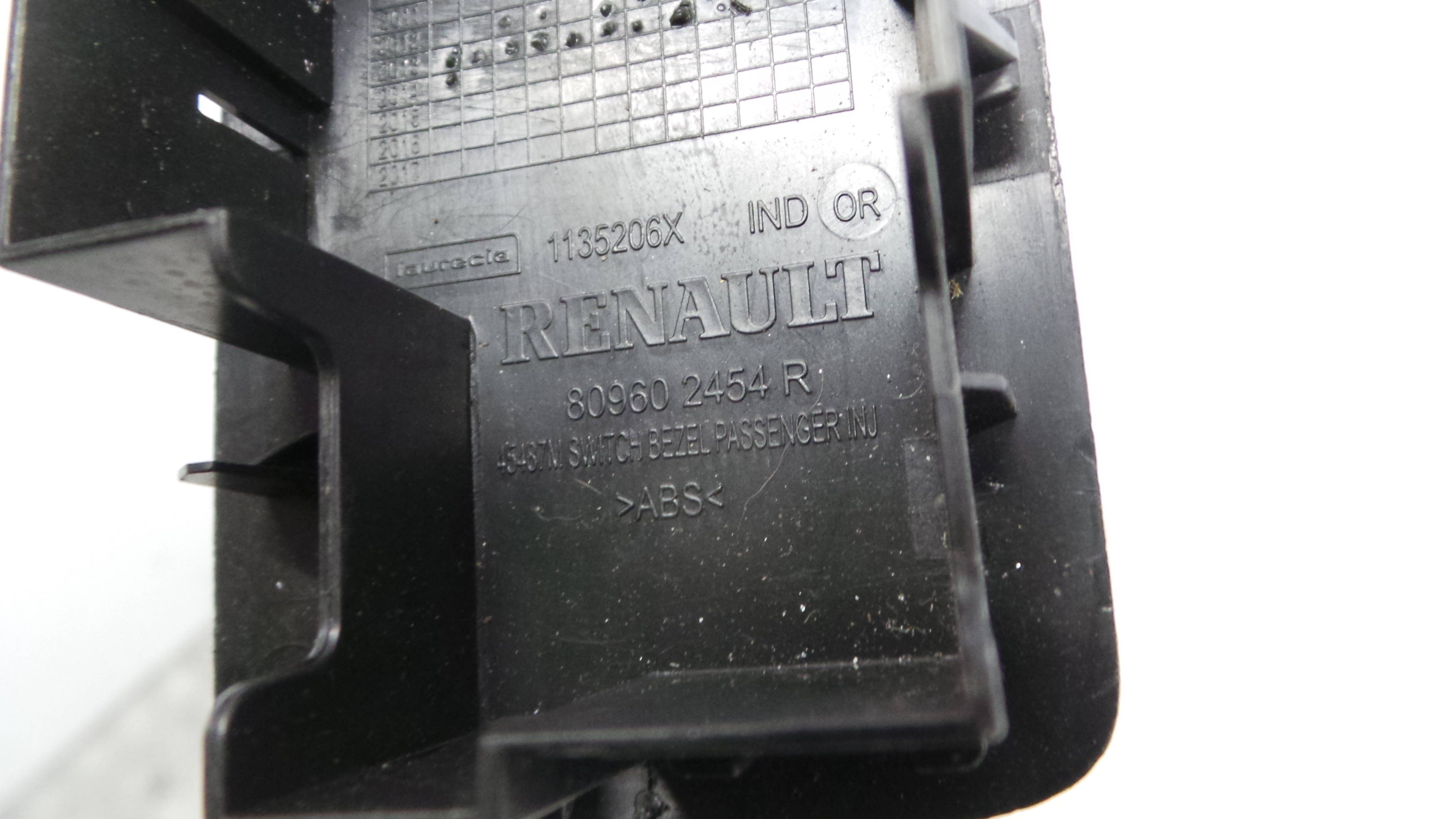 Interruptor / Comando Elevador Vidro Frente Dto  809602454R - RENAULT CLIO IV (BH_)-37041018