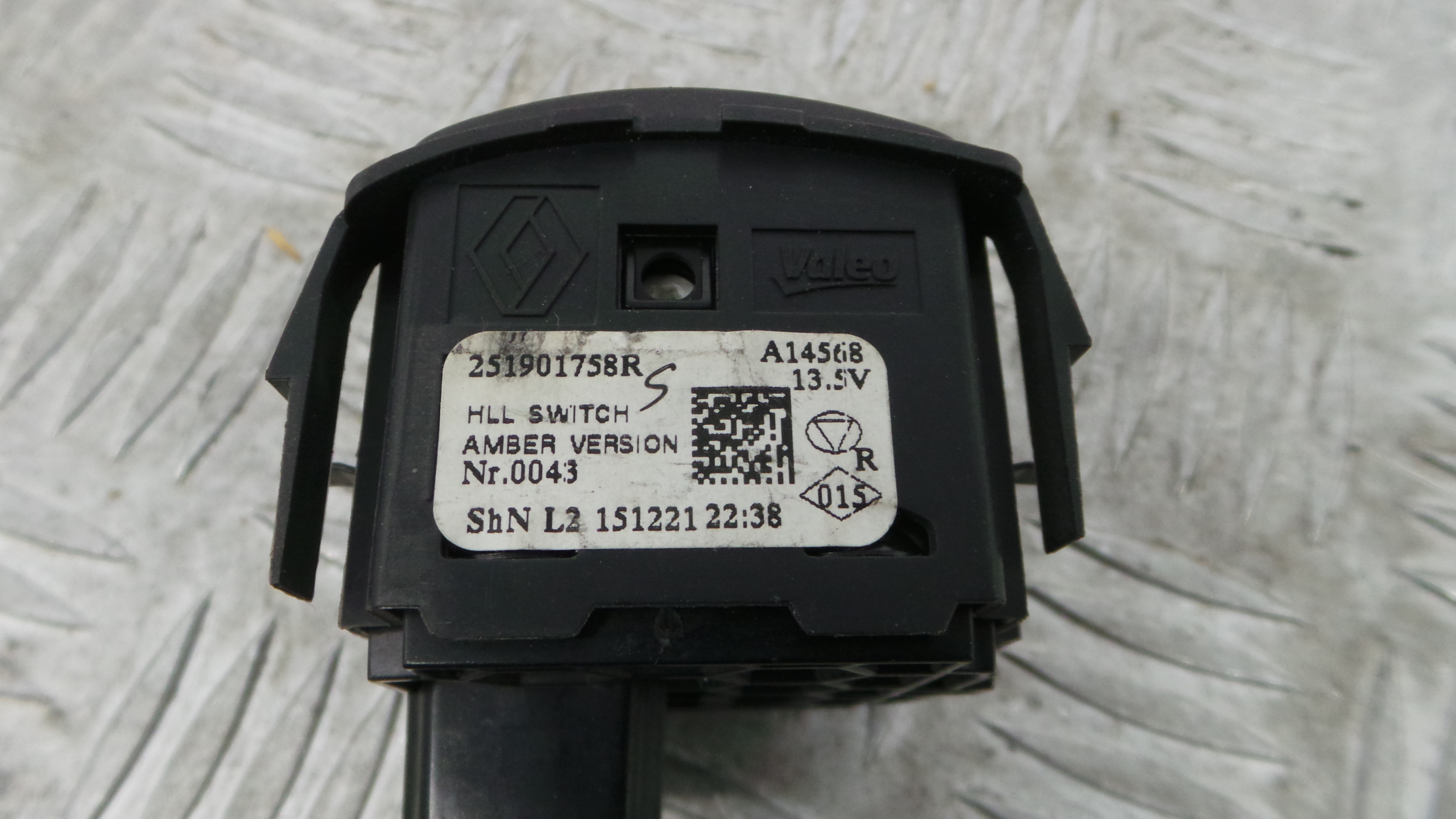 Comando de Regulação dos Faróis 251901758R - RENAULT TWINGO III (BCM_, BCA_)-37042667