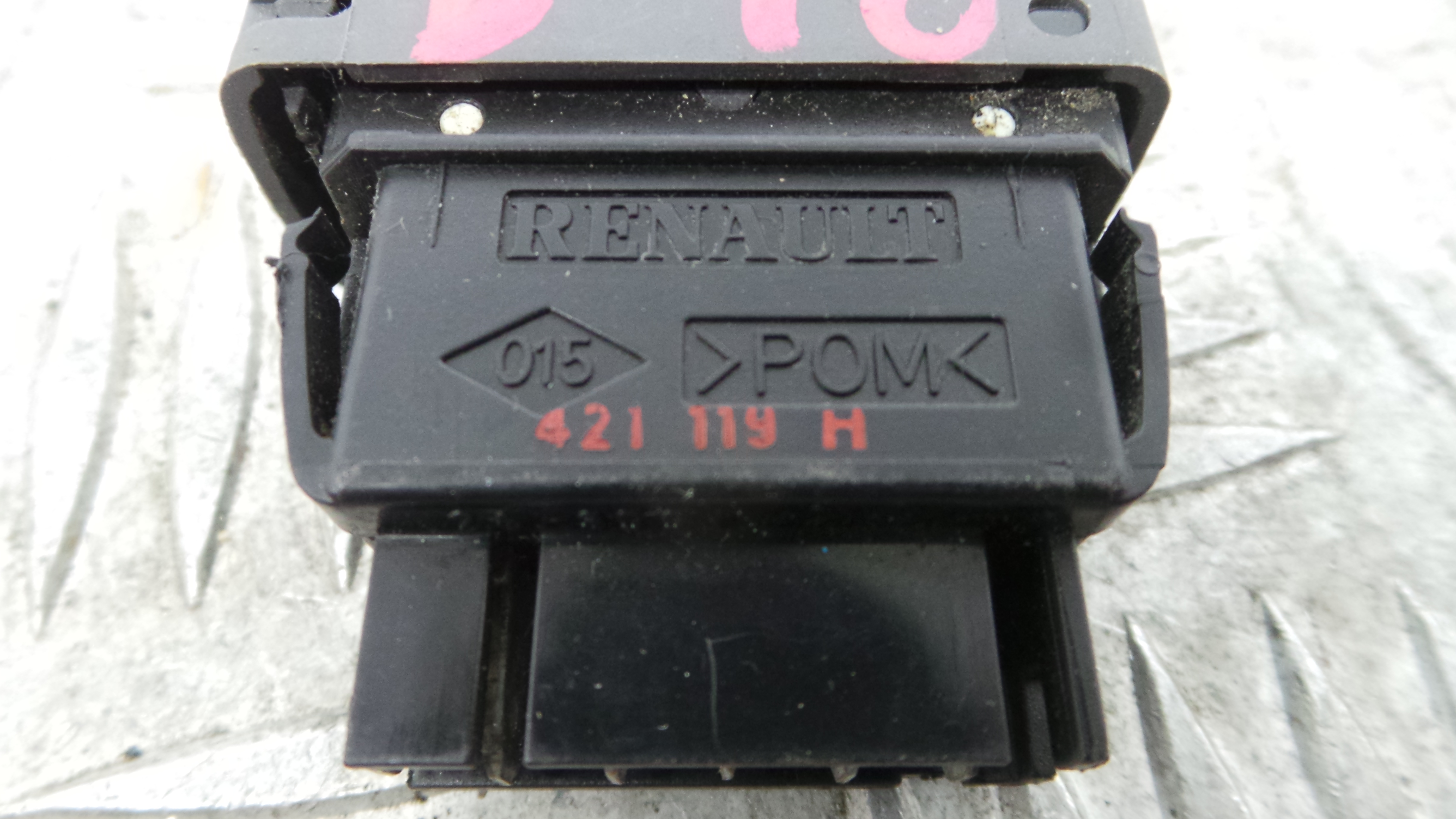 Interruptor / Comando Elevador Vidro Frente Dto  421119H - RENAULT CLIO II (BB_, CB_), CLIO Mk II (B-37043265