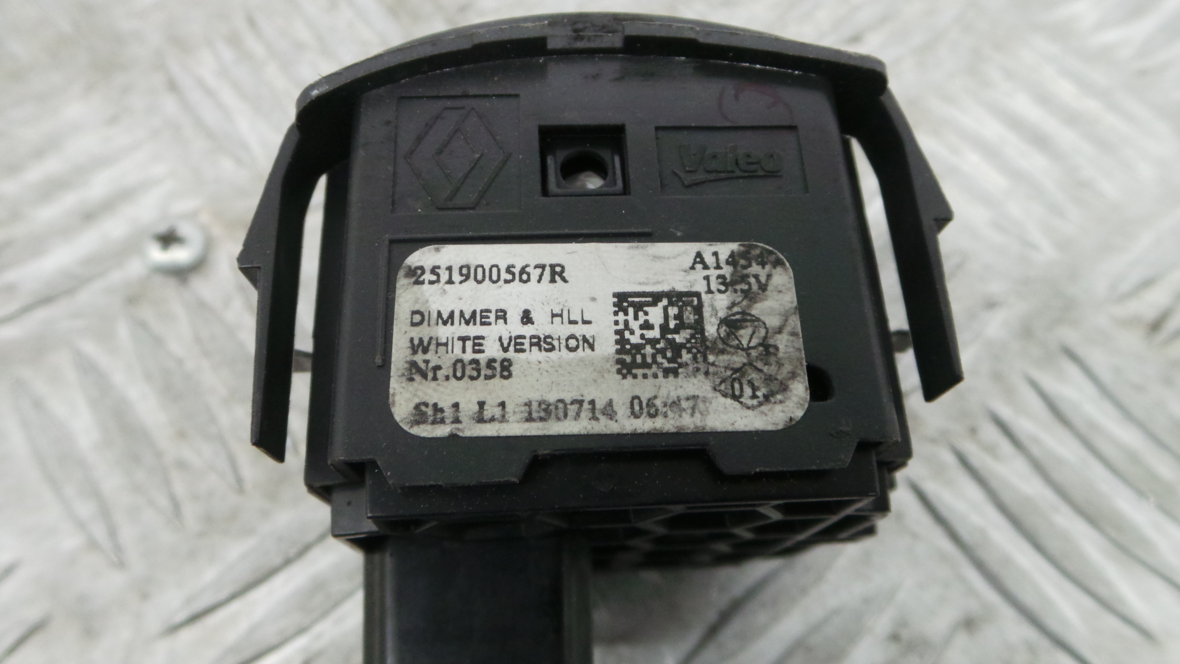 Comando de Regulação dos Faróis  251900567R - RENAULT CLIO IV (BH_)-37043301