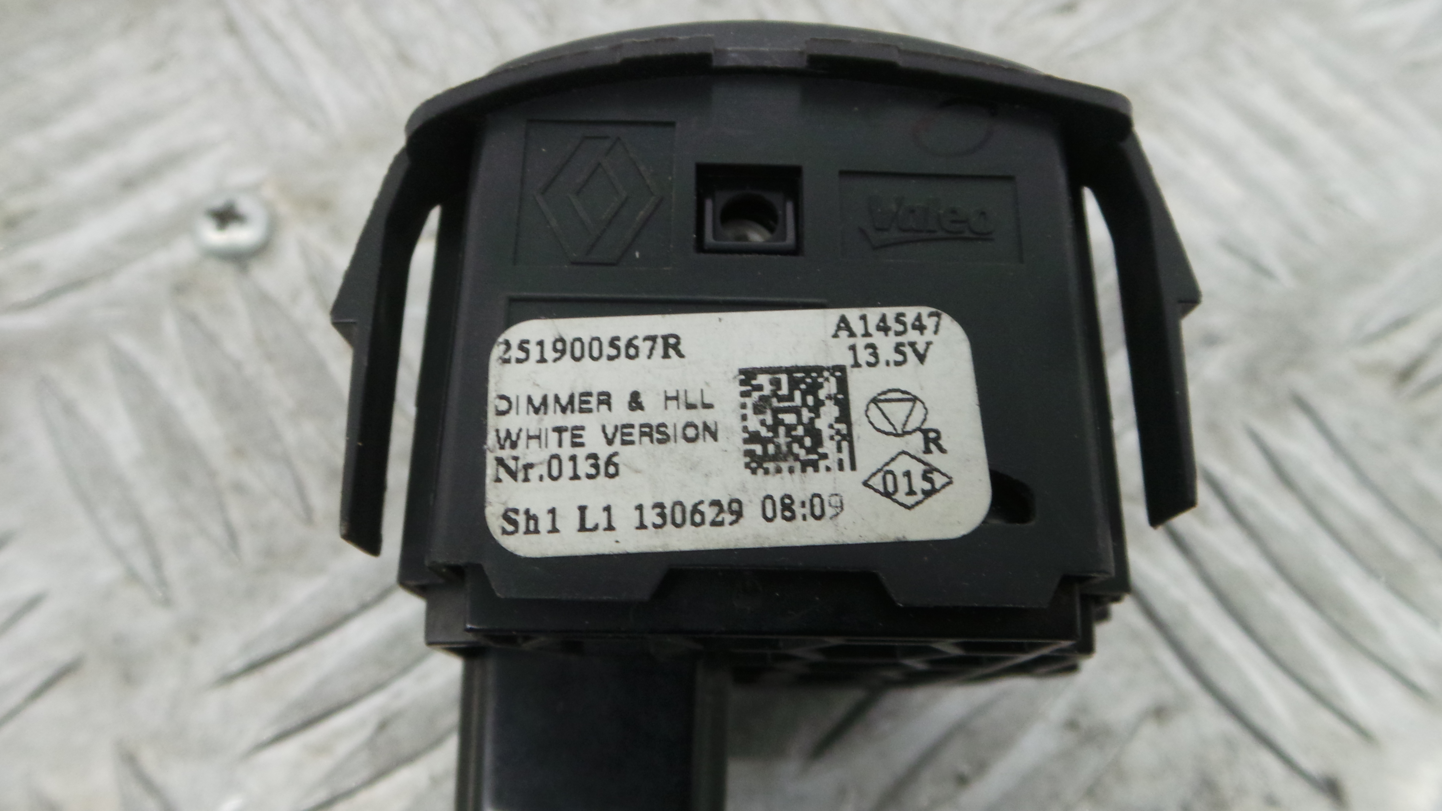Comando de Regulação dos Faróis  251900567R - RENAULT CLIO IV (BH_)-37043307