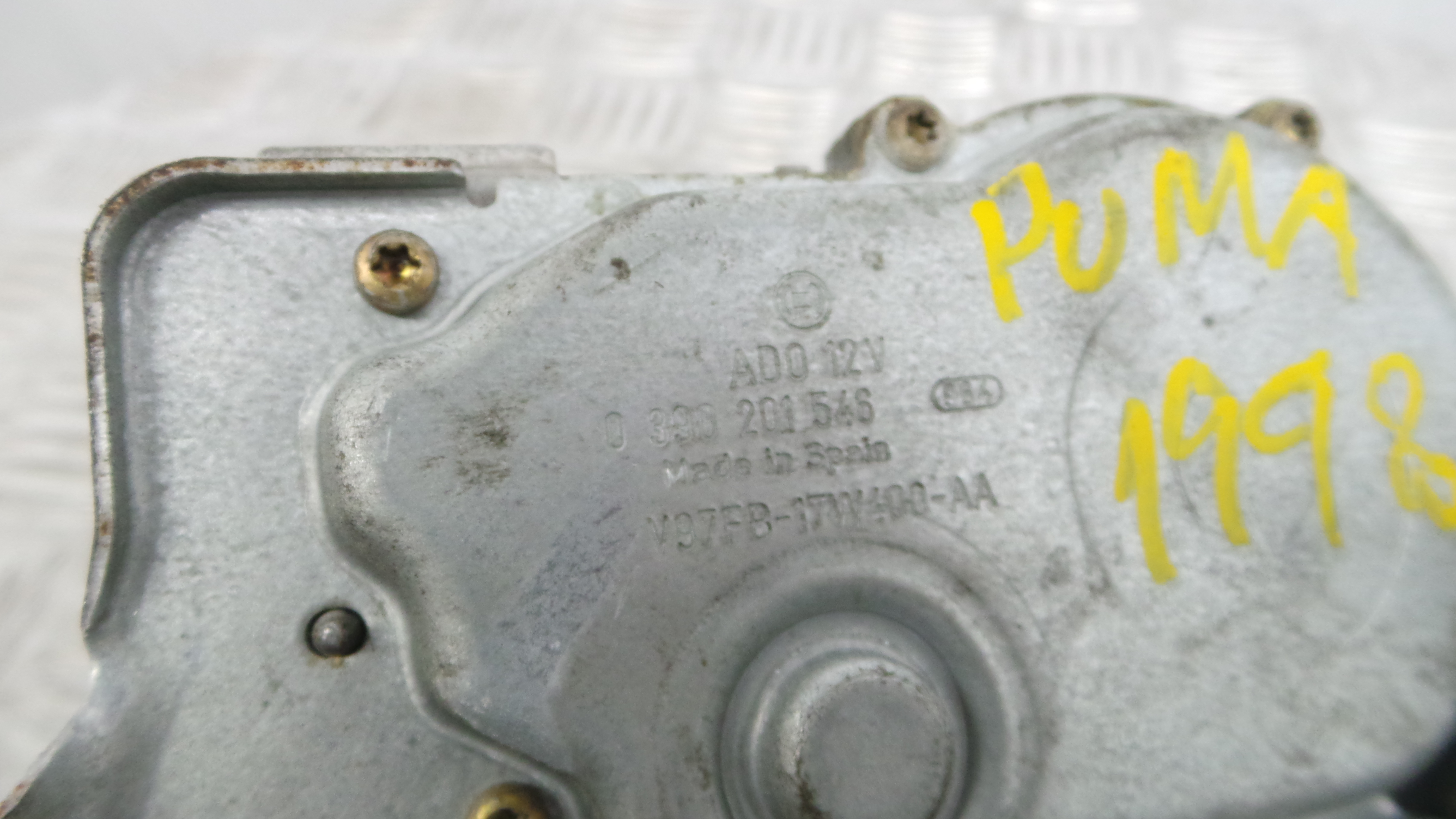 Motor Limpa Vidros Trás V97FB-17W400-AA - FORD PUMA (EC_)-37045378