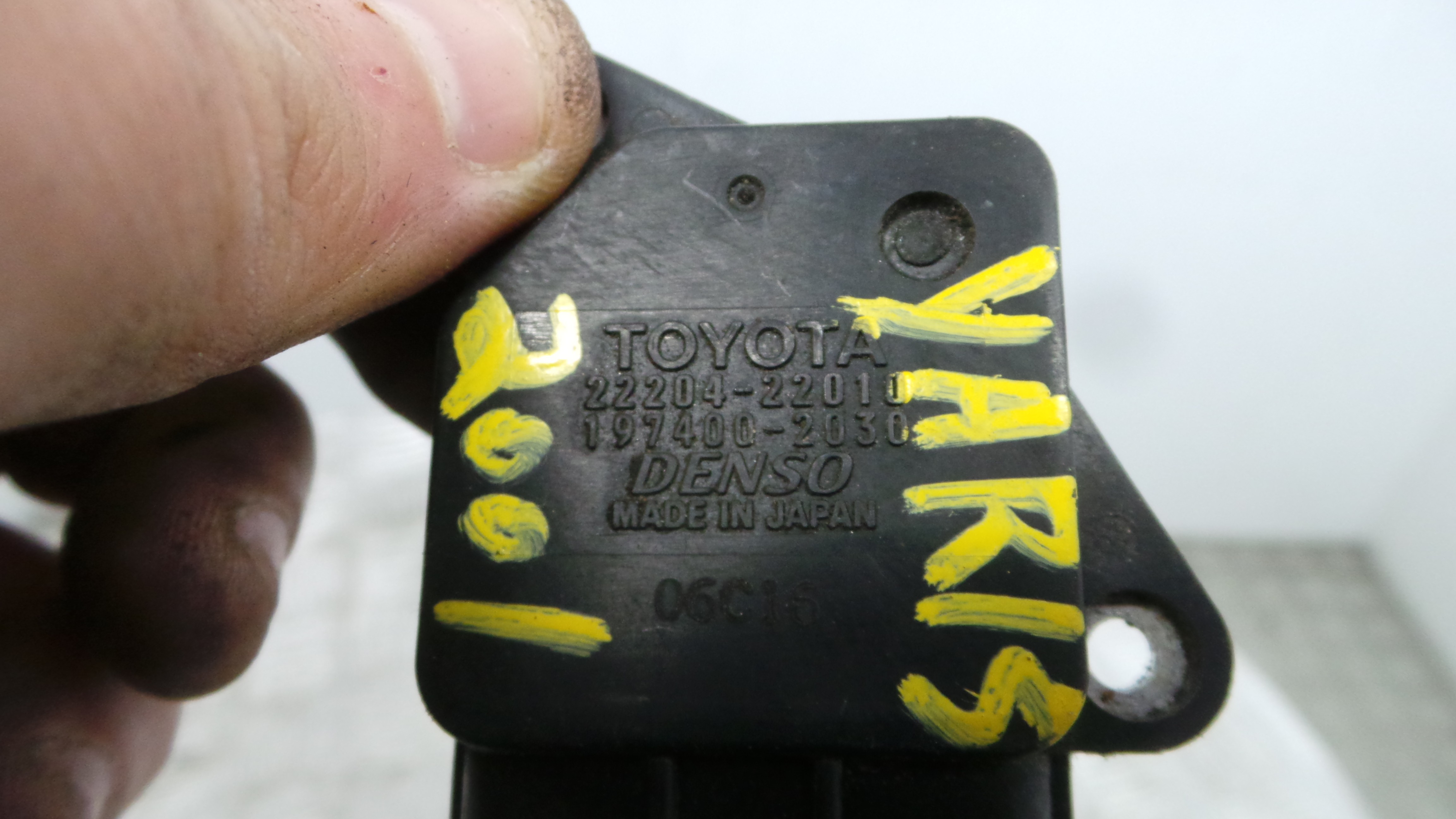 Medidor de Massa de Ar 22204-22010 - TOYOTA ECHO (_P1_), YARIS (_P1_), YARIS/VITZ (_P1_)-37046333