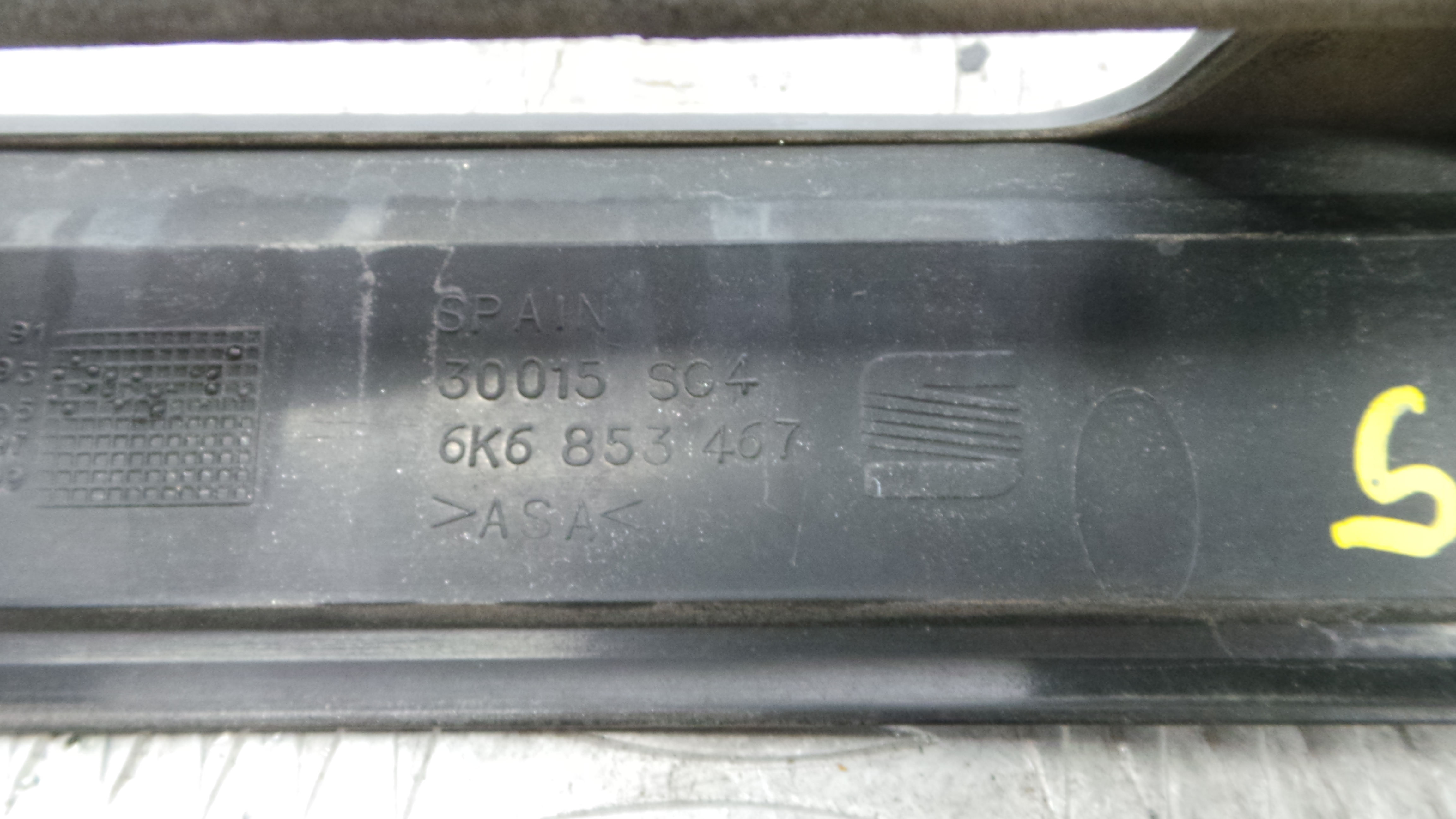 Puxador Exterior da Tampa da Mala 6K6853467 - SEAT IBIZA II (6K1), IBIZA Mk II (6K1)-37049812