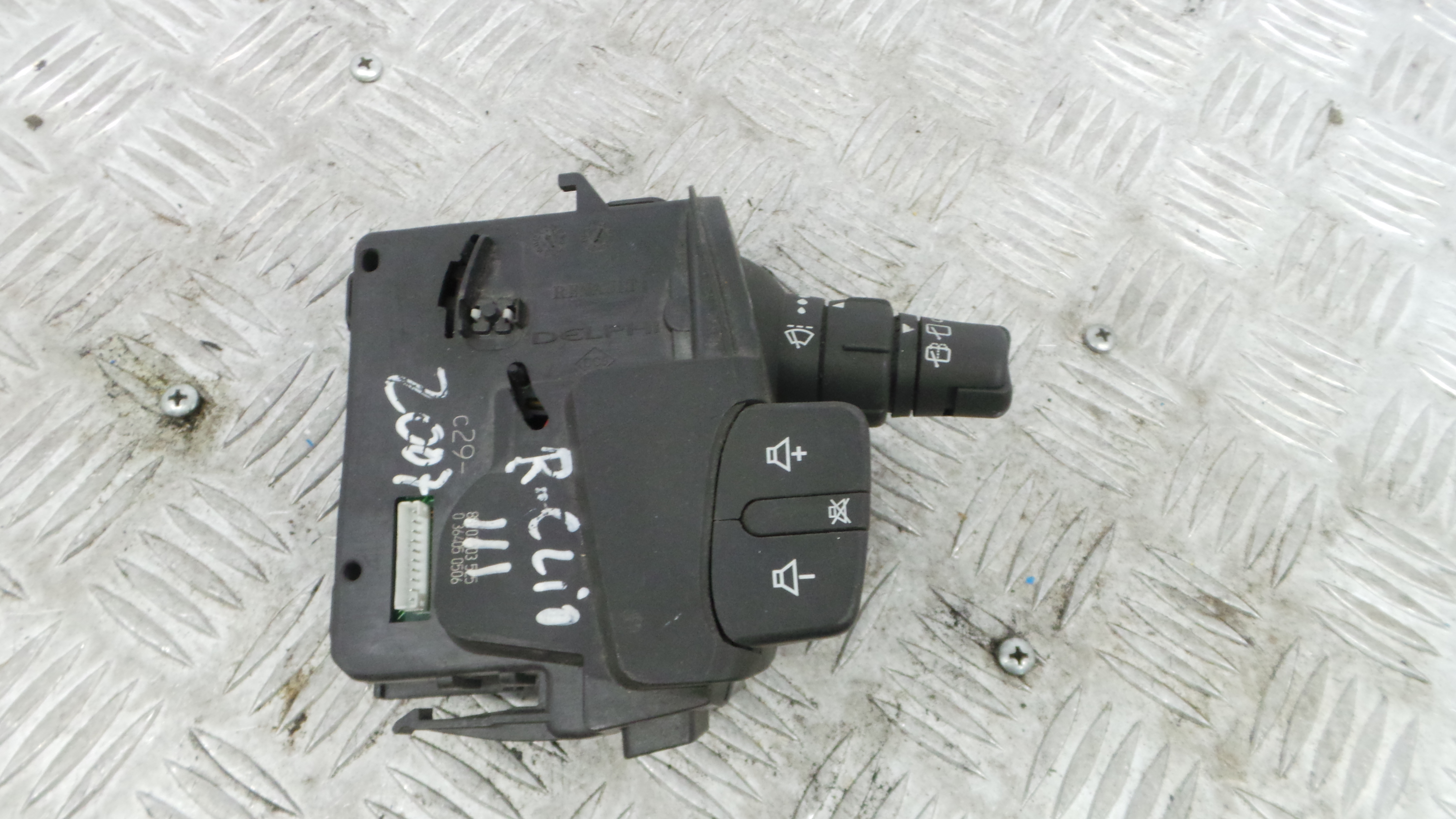 Comando de Limpa Para Brisas 88103003 - RENAULT CLIO III (BR0/1, CR0/1)-37052119