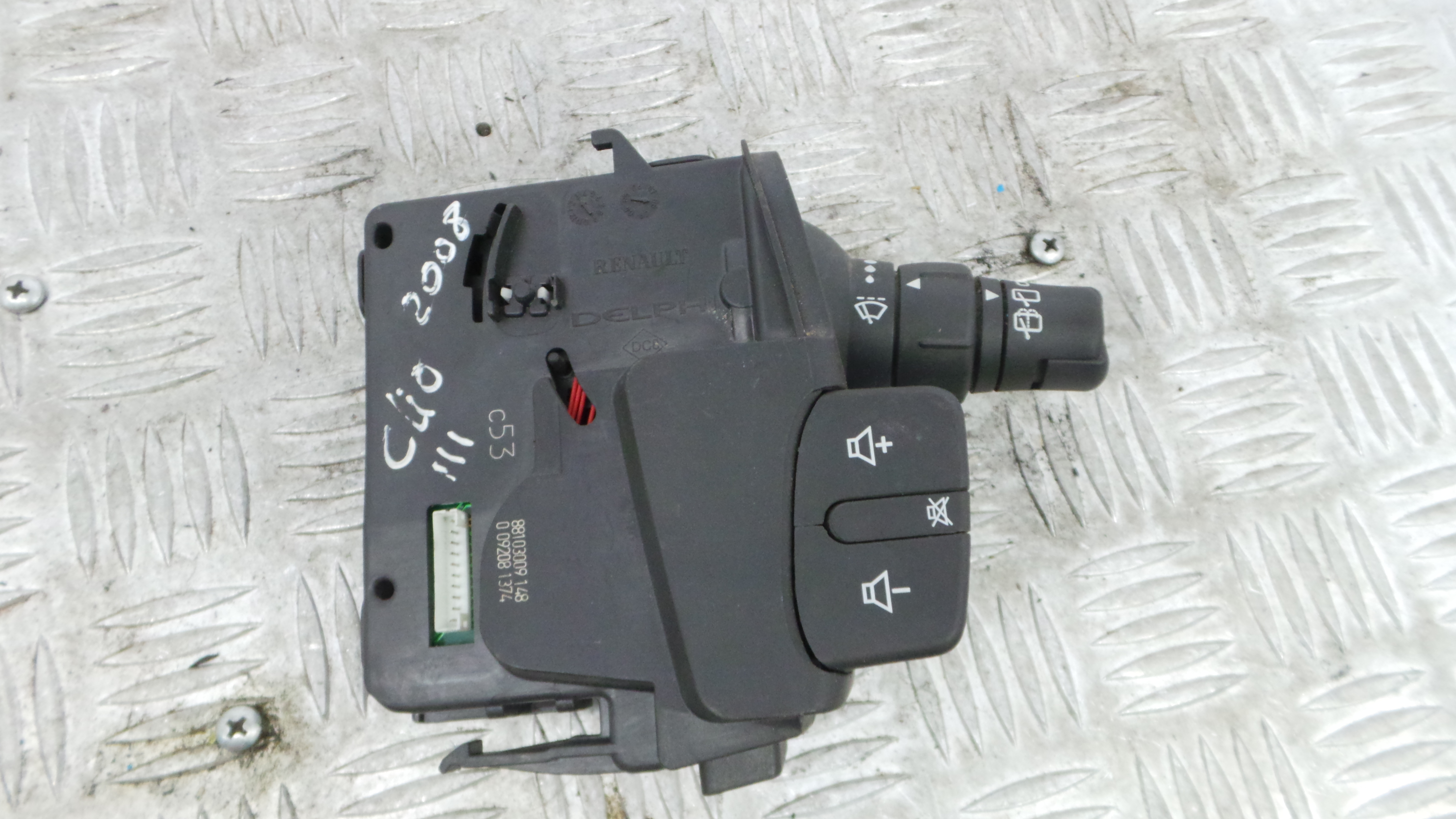 Comando de Limpa Para Brisas 88103009 - RENAULT CLIO III (BR0/1, CR0/1)-37052217