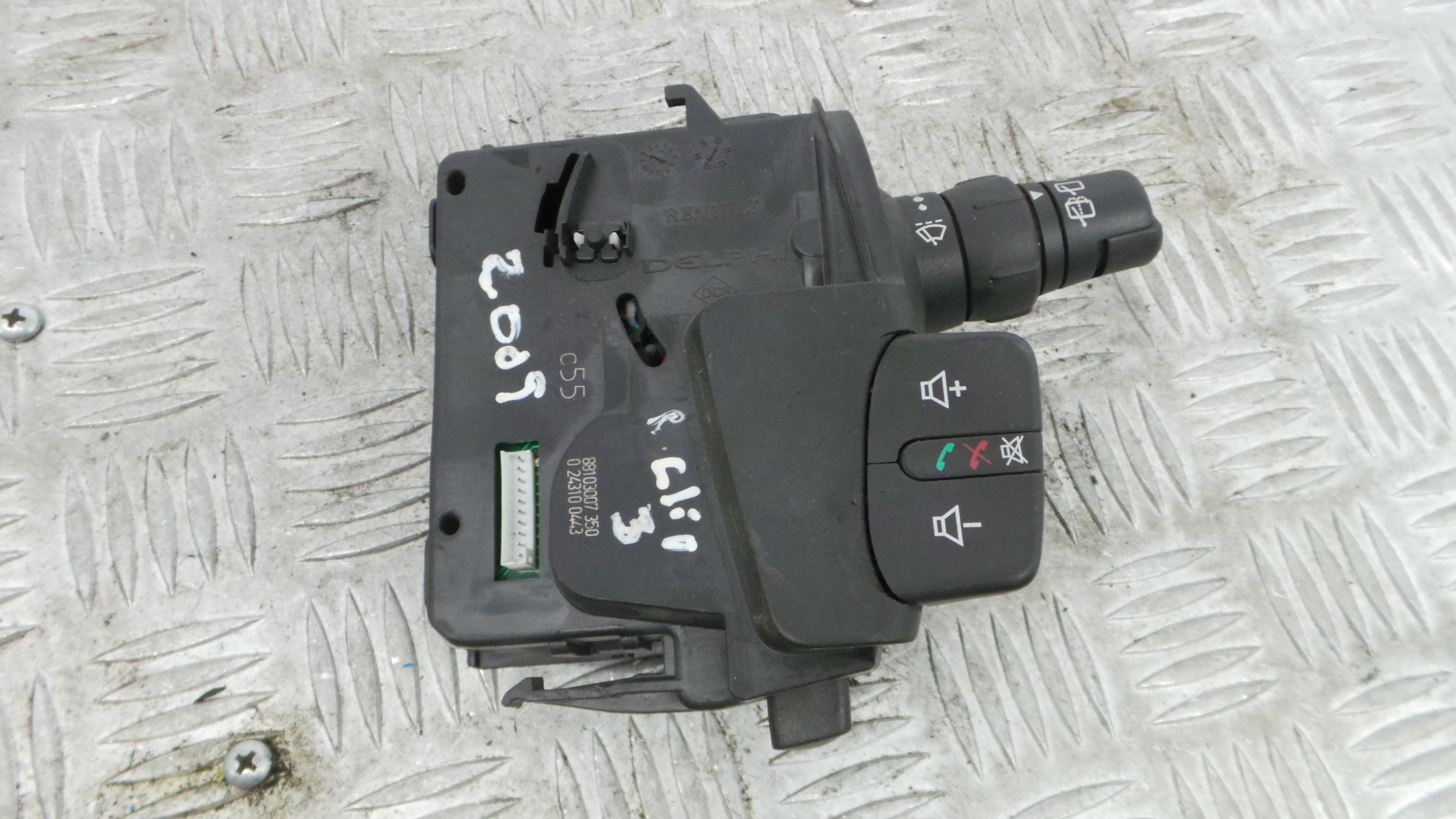 Comando de Limpa Para Brisas 88103007 - RENAULT CLIO III (BR0/1, CR0/1)-37052221