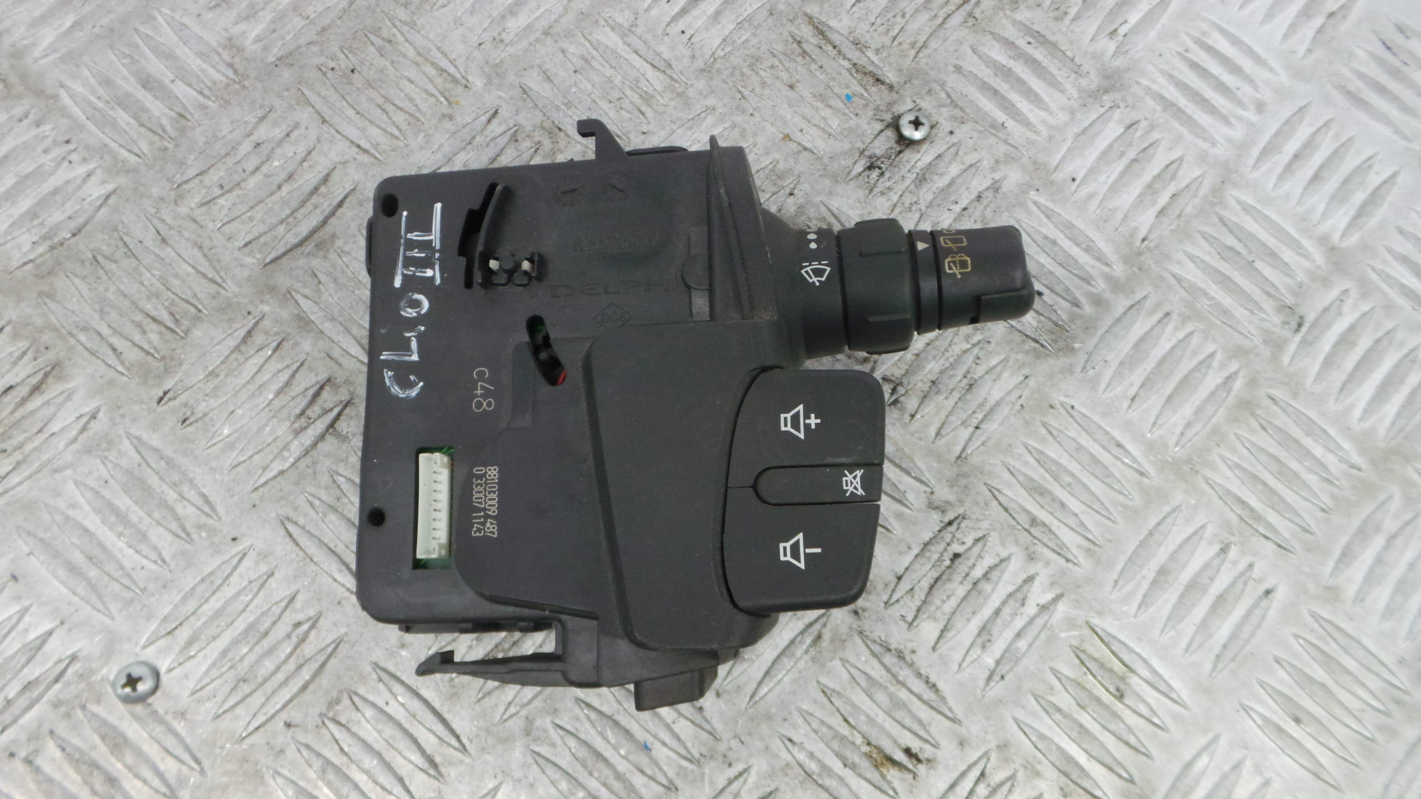 Comando de Limpa Para Brisas 88103009 - RENAULT CLIO III (BR0/1, CR0/1)-37053988