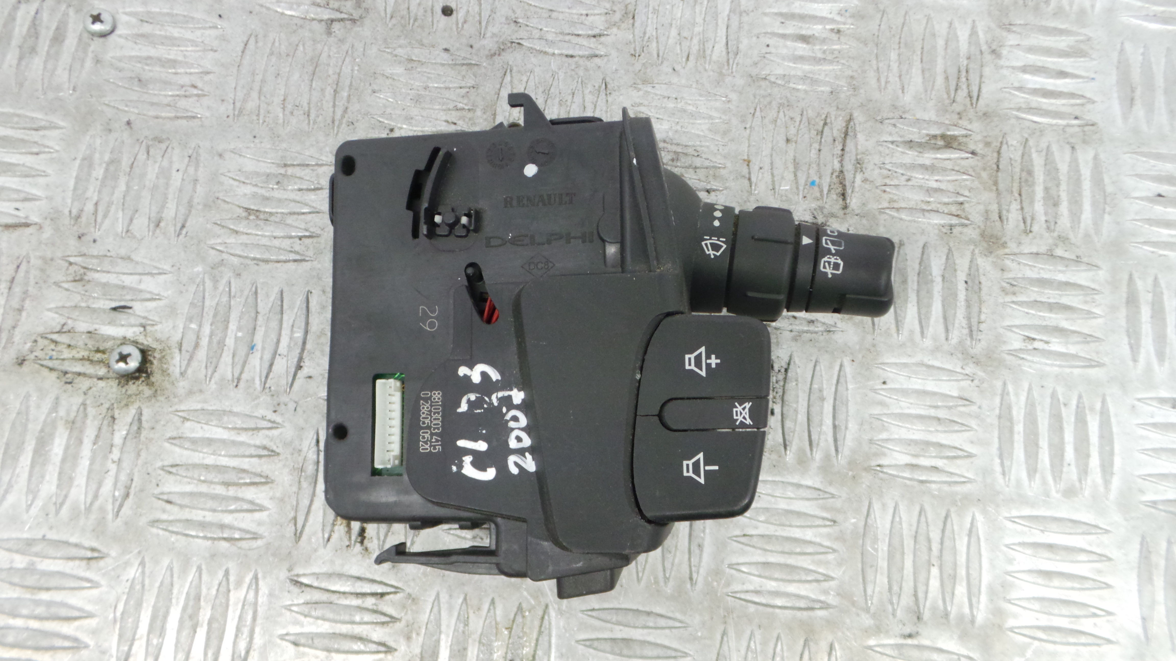 Comando de Limpa Para Brisas 88103003 - RENAULT CLIO III (BR0/1, CR0/1)-37054024