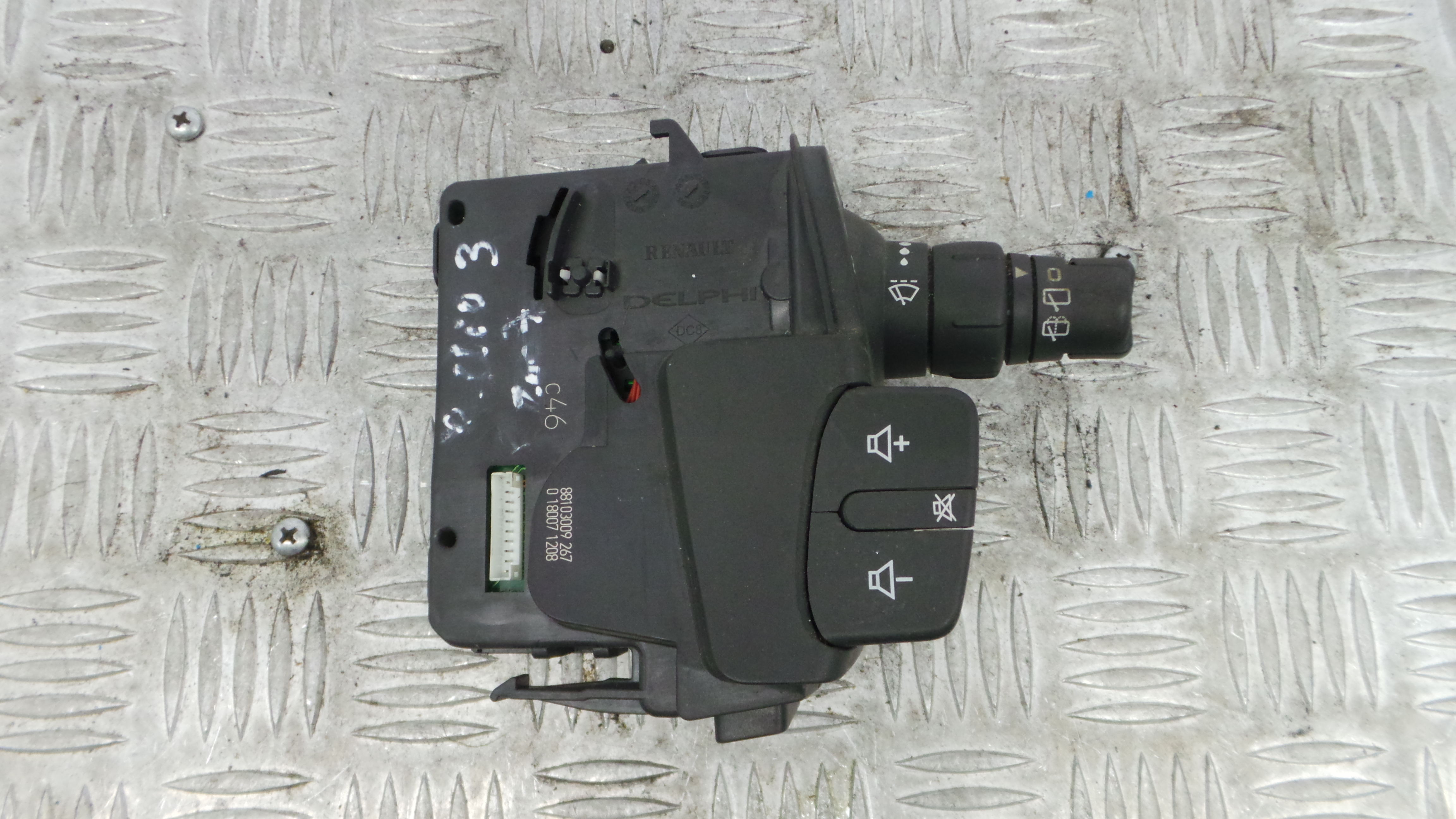 Comando de Limpa Para Brisas 88103009 - RENAULT CLIO III (BR0/1, CR0/1)-37054028