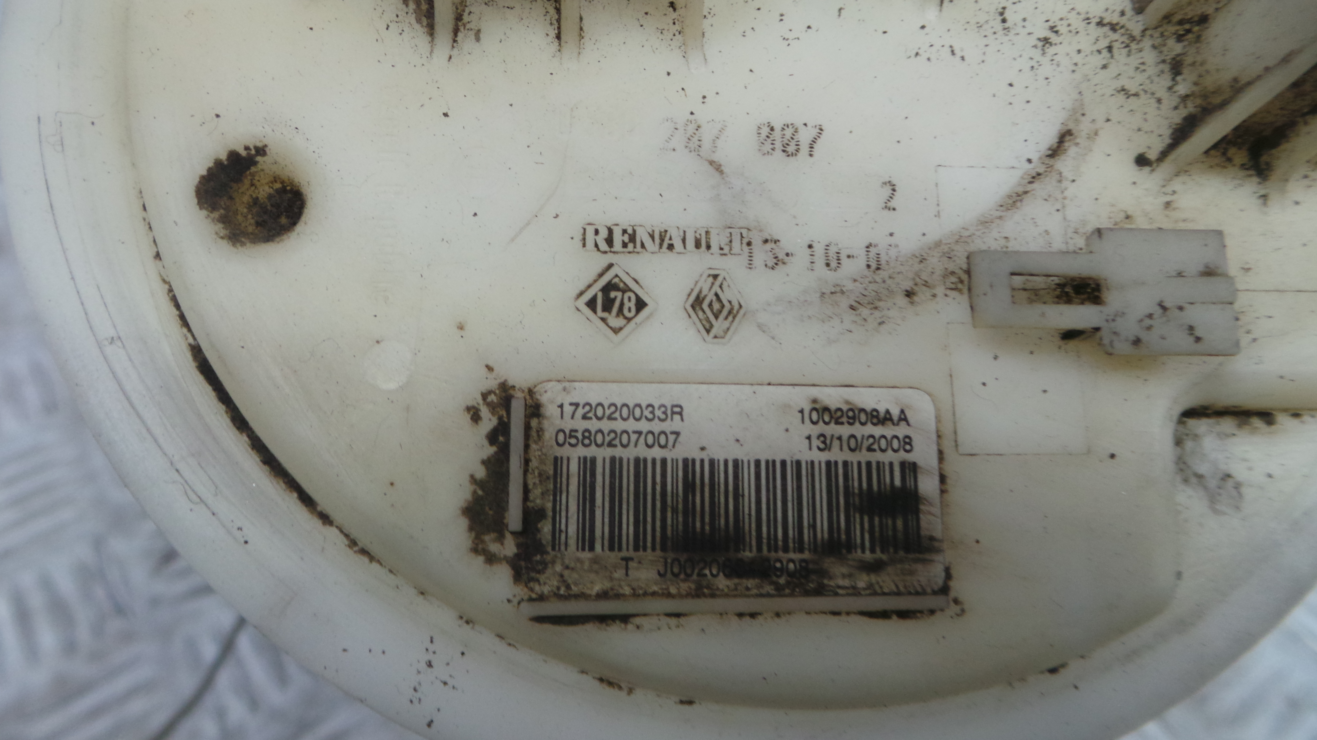 Boia do Combustível 172020033R - RENAULT MEGANE III Hatchback (BZ0/1_, B3_)-37057175