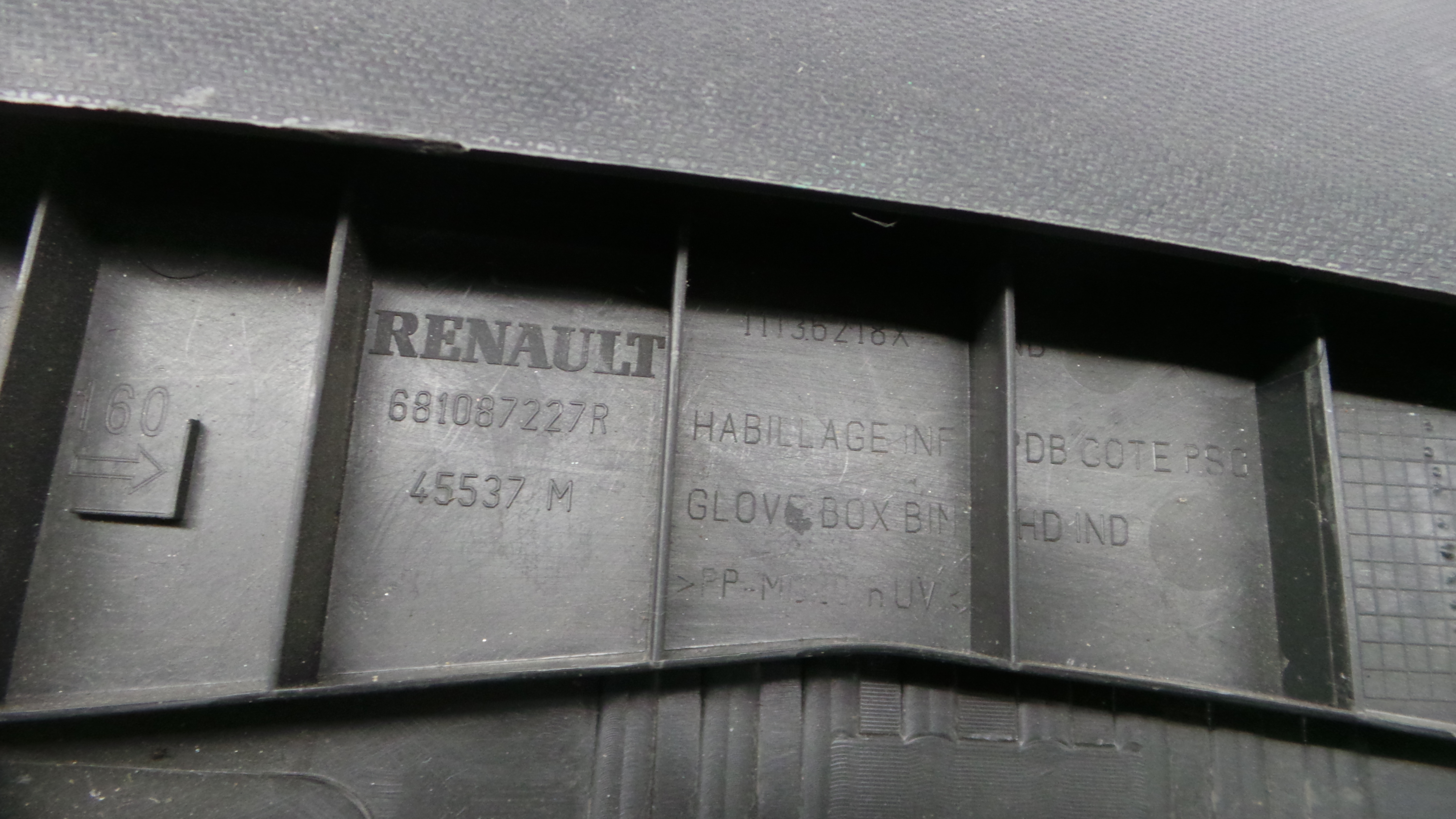 Porta Luvas  681087227R - RENAULT CLIO IV (BH_)-37057467