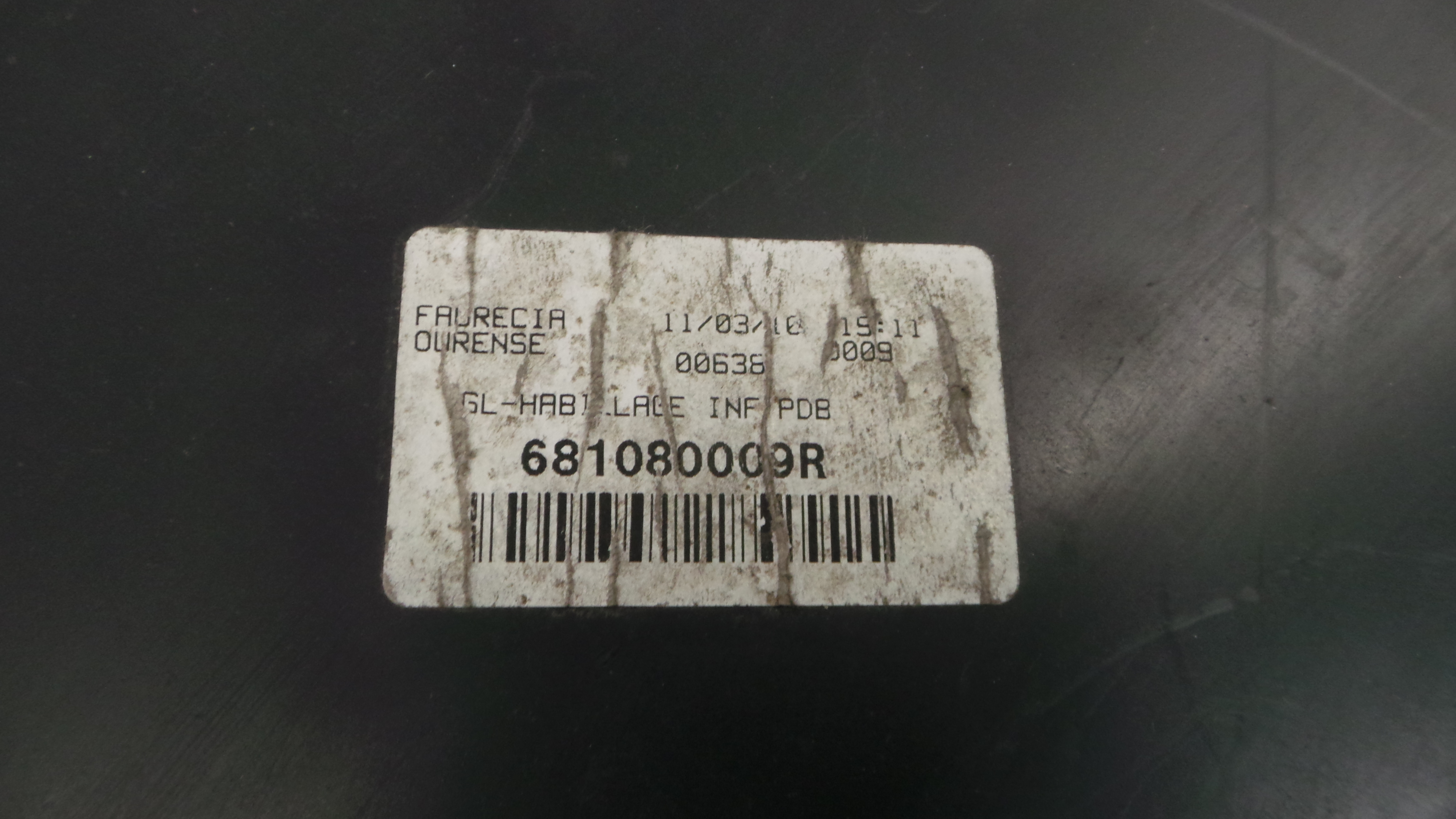 Porta Luvas  681080009R - RENAULT MEGANE III Hatchback (BZ0/1_, B3_)-37057491