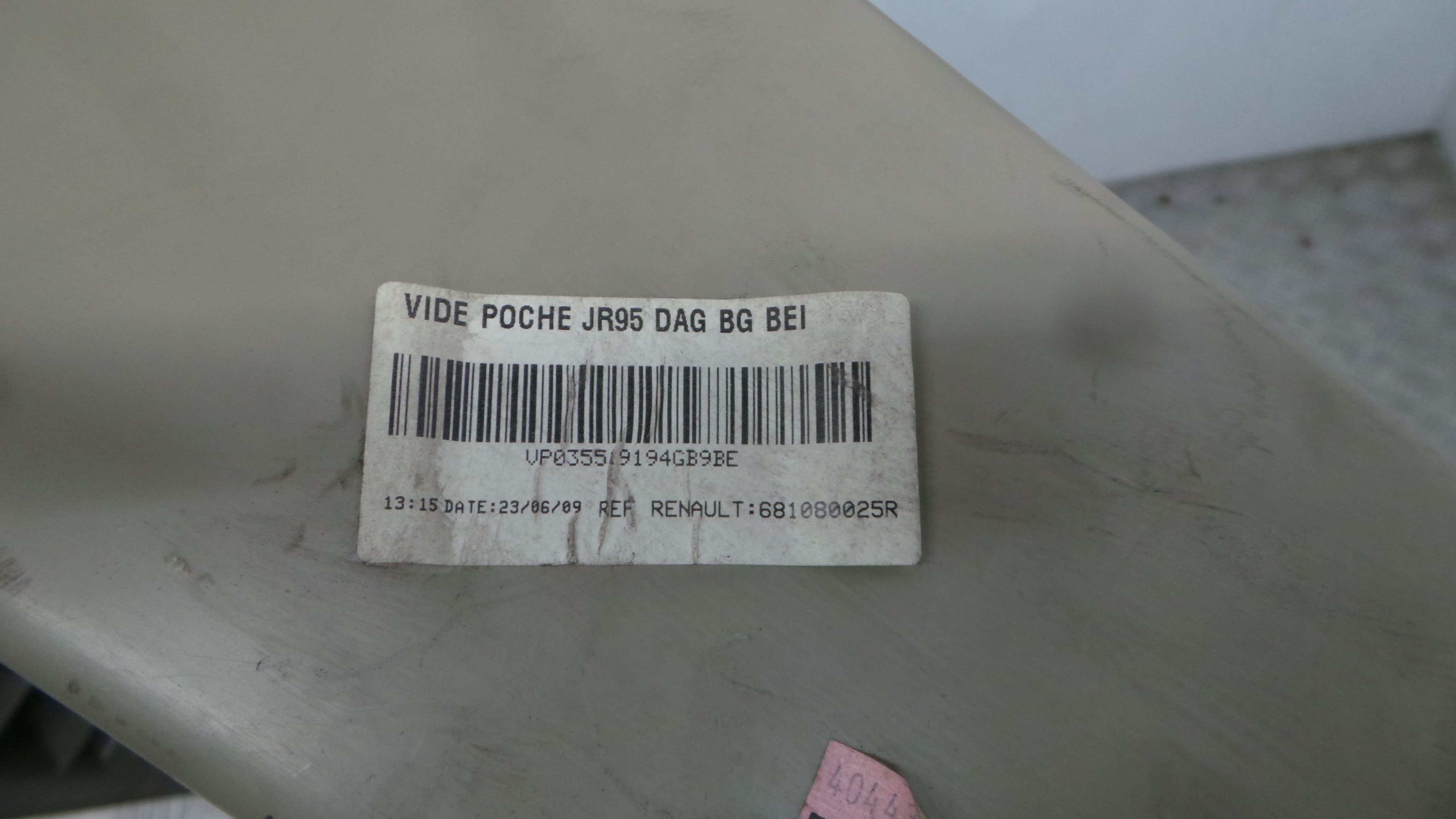 Porta Luvas  681080025R - RENAULT SCÉNIC III (JZ0/1_)-37057494