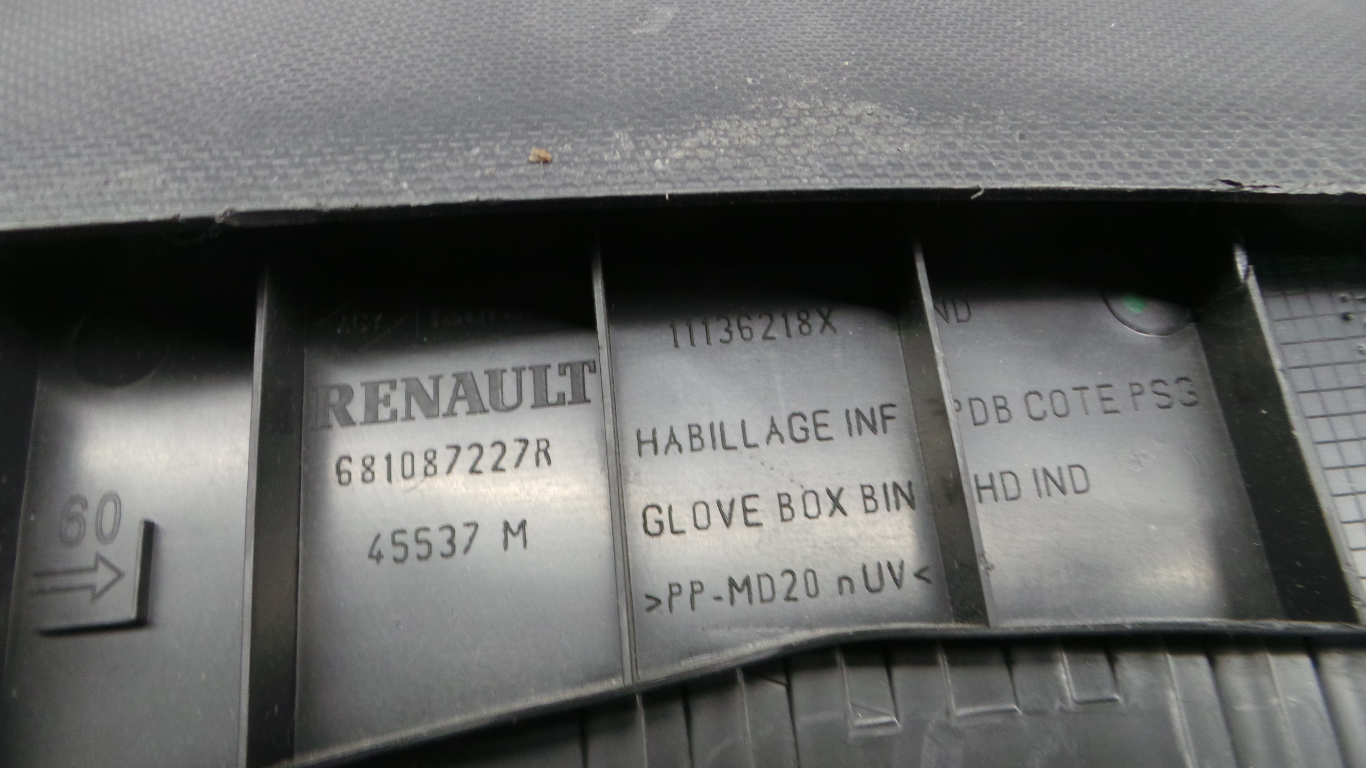 Porta Luvas  681087227R - RENAULT CLIO IV (BH_)-37057503