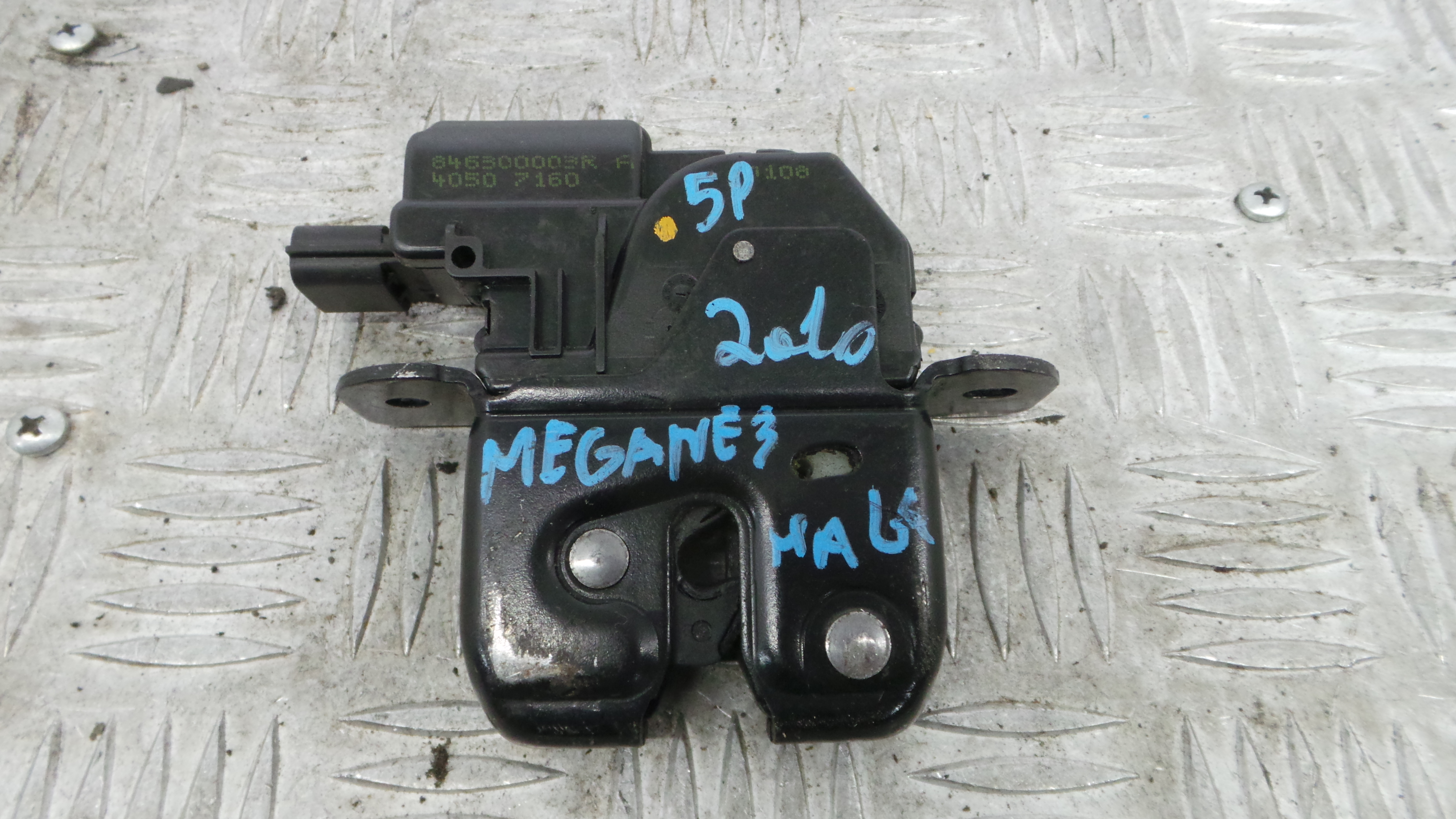 Fecho Mala  846300003R - RENAULT MEGANE III Hatchback (BZ0/1_, B3_)-37065058