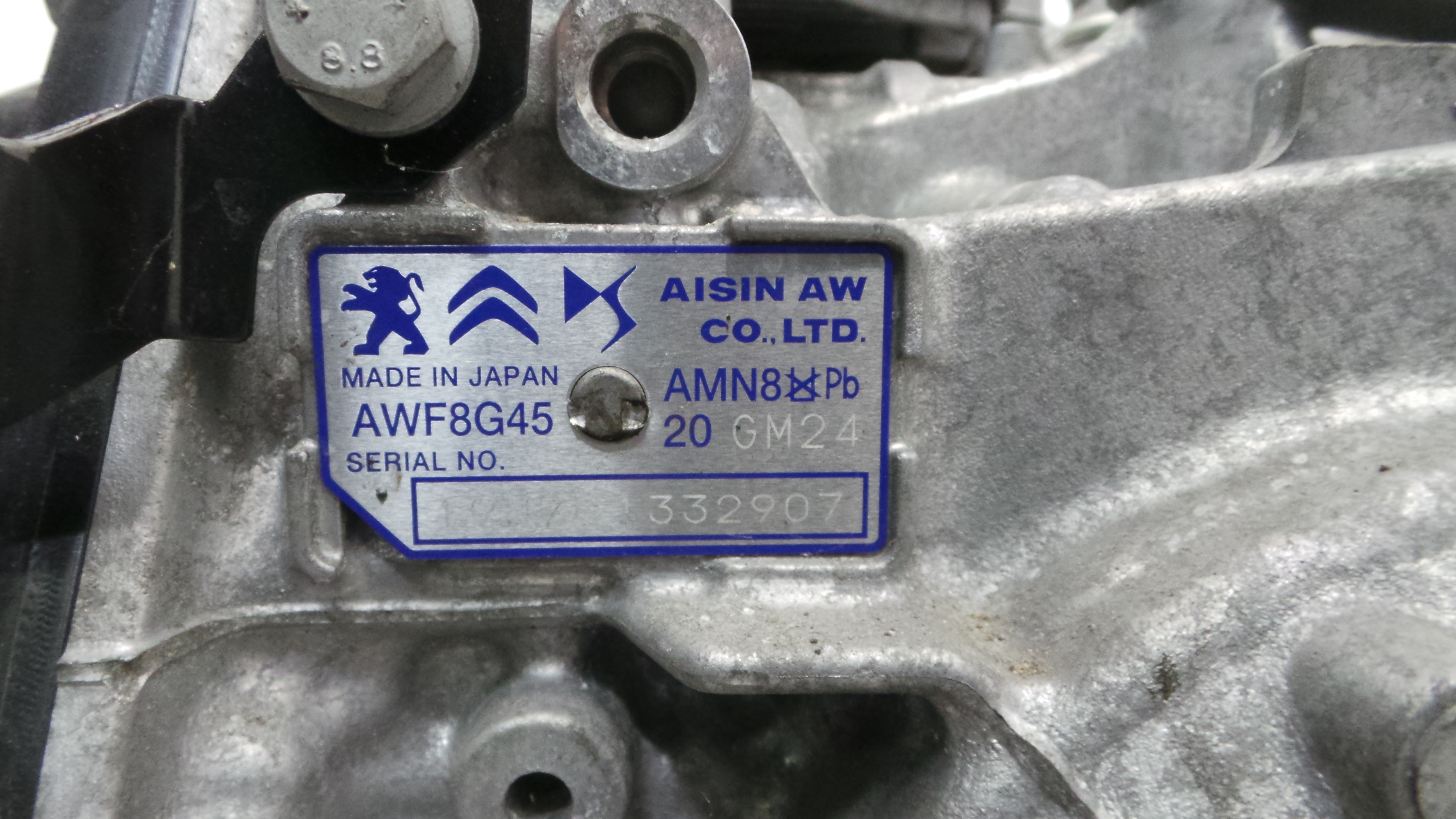 Caixa Velocidades Automática  20GM24 - PEUGEOT 308 II (LB_, LP_, LW_, LH_, L3_)-37068446