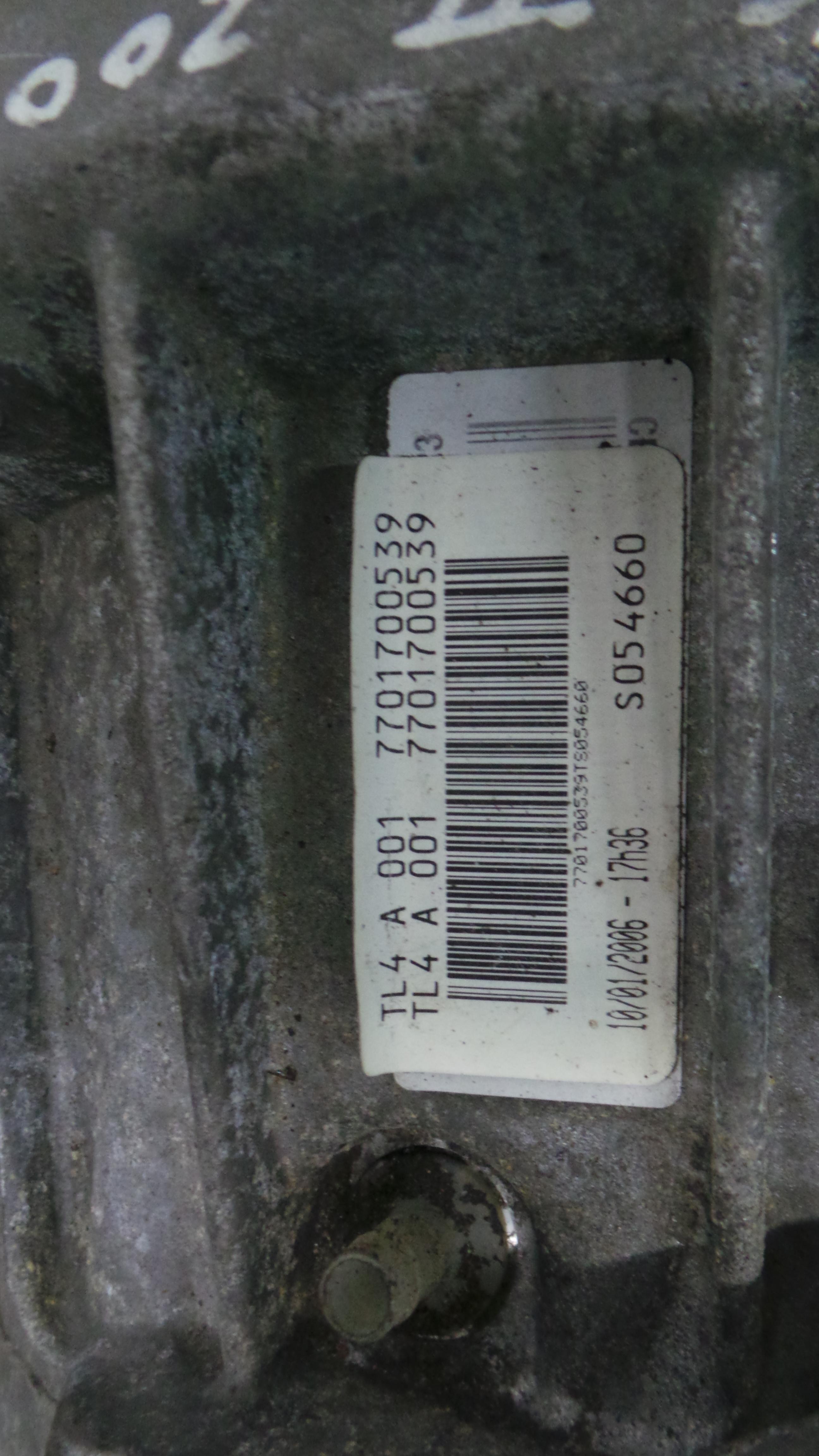Caixa Velocidades Manual TL4A001 - RENAULT MEGANE II (BM0/1_, CM0/1_)-37068508