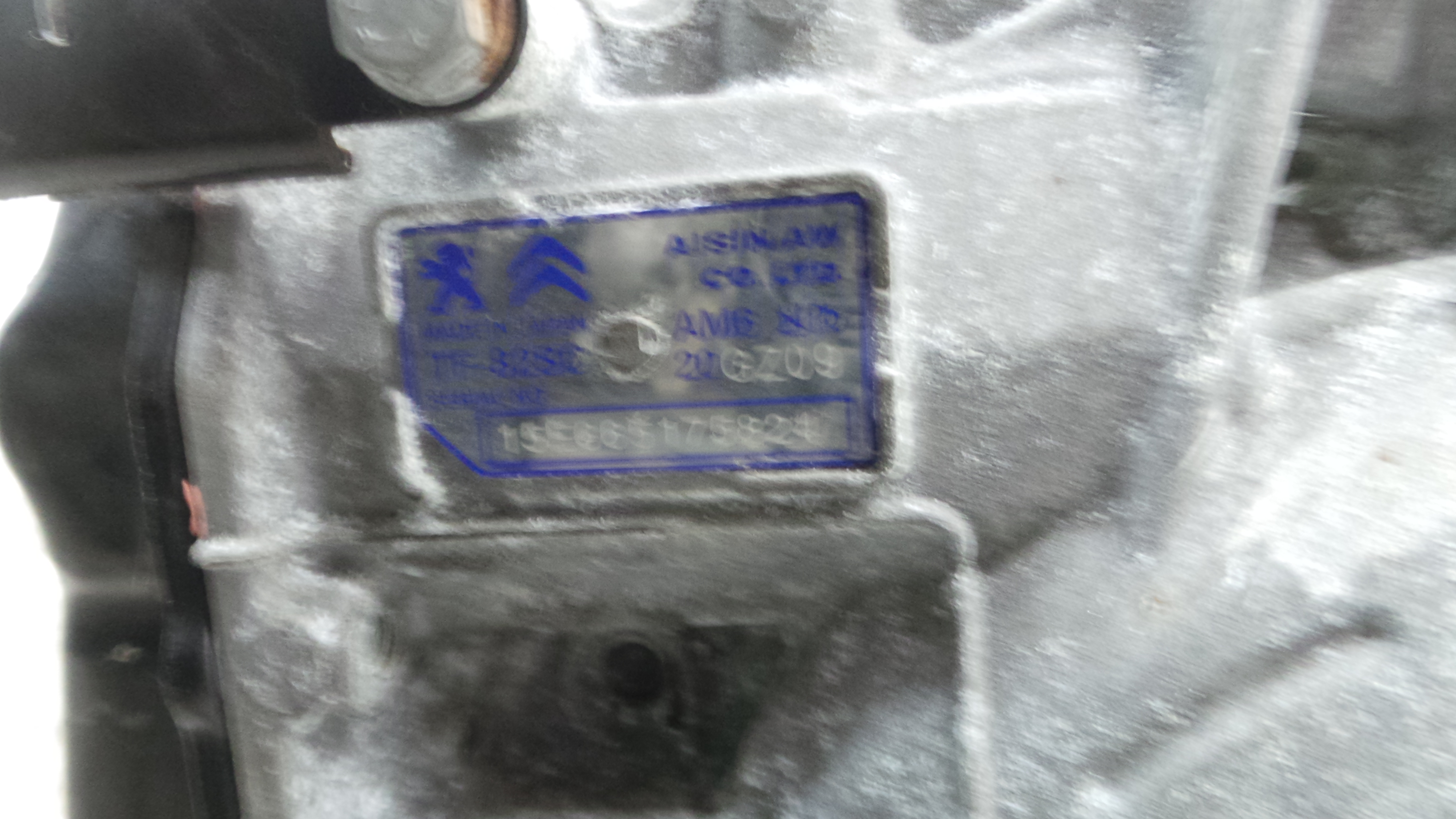 Caixa Velocidades Automática  20GZ09 - PEUGEOT 308 II (LB_, LP_, LW_, LH_, L3_)-37069246